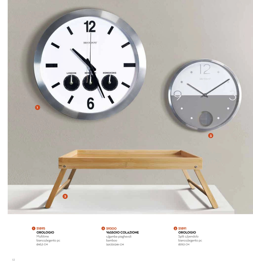RELOJ MULTIME BLANCO — brandani-catalogo-home-2026 pág. 8