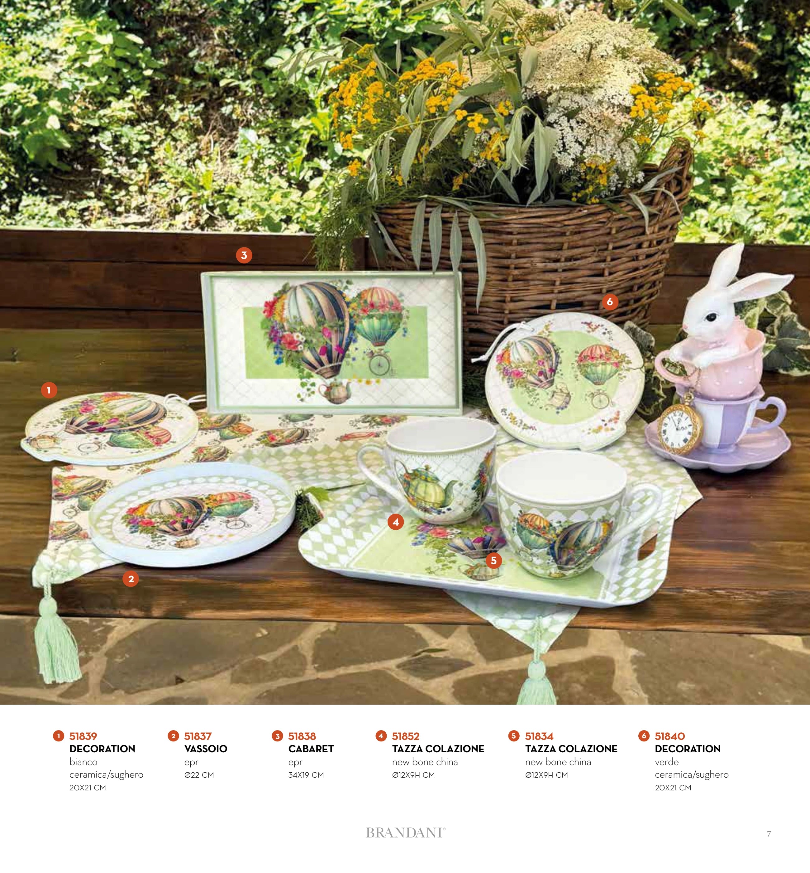 TAZA DESAYUNO GLOBO WONDERLAND — brandani-catalogo-tavola-2026 pág. 8