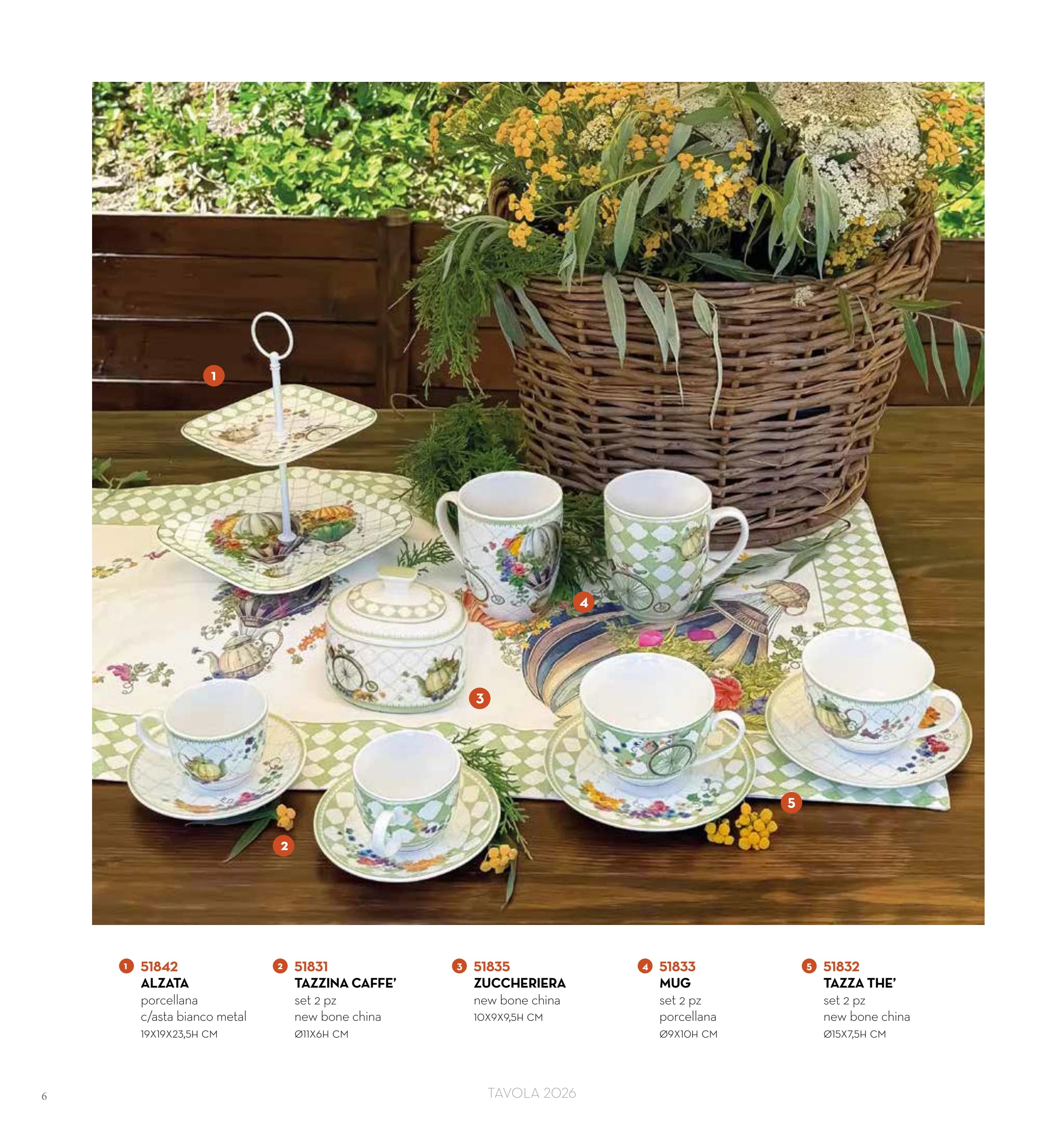 SET 2 PZAS TAZAS ESPRESSO WONDERLAND — brandani-catalogo-tavola-2026 pág. 9