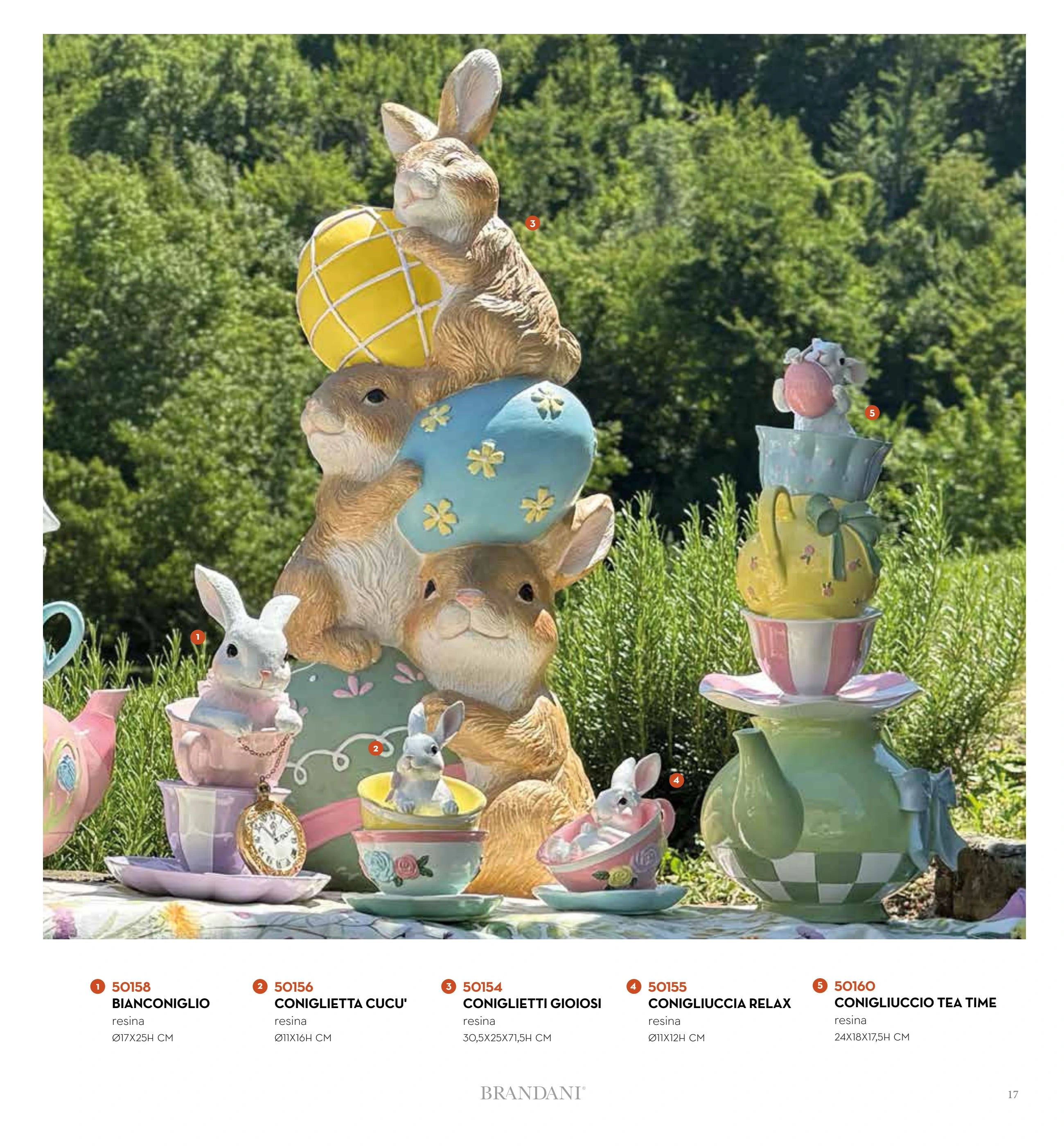 CONEJITO TEA TIME 24 x 18 x 17,5 CMS — brandani-catalogo-tavola-2026 pág. 18