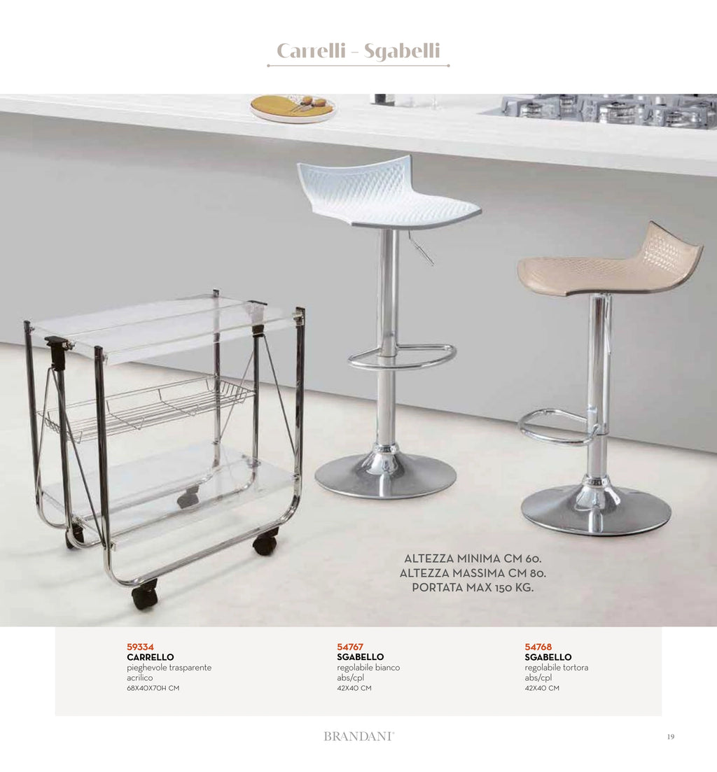 TABURETE BLANCO ABS C/PL — brandani-catalogo-home-2026 pág. 18