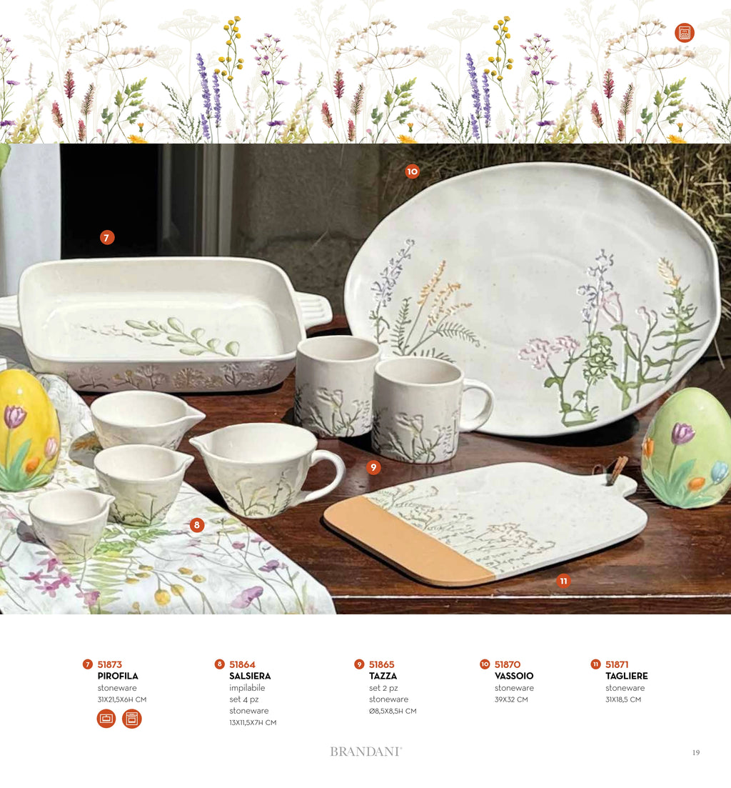 SET 4 SALSERAS APILABLES RISVEGLIO — brandani-catalogo-tavola-2026 pág. 20
