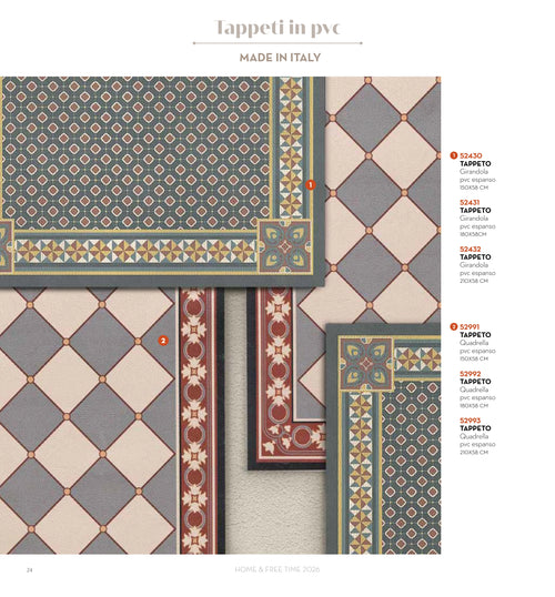 ALFOMBRA QUADRELLA PVC ESPANSO 210 CMS — brandani-catalogo-home-2026 pág. 22