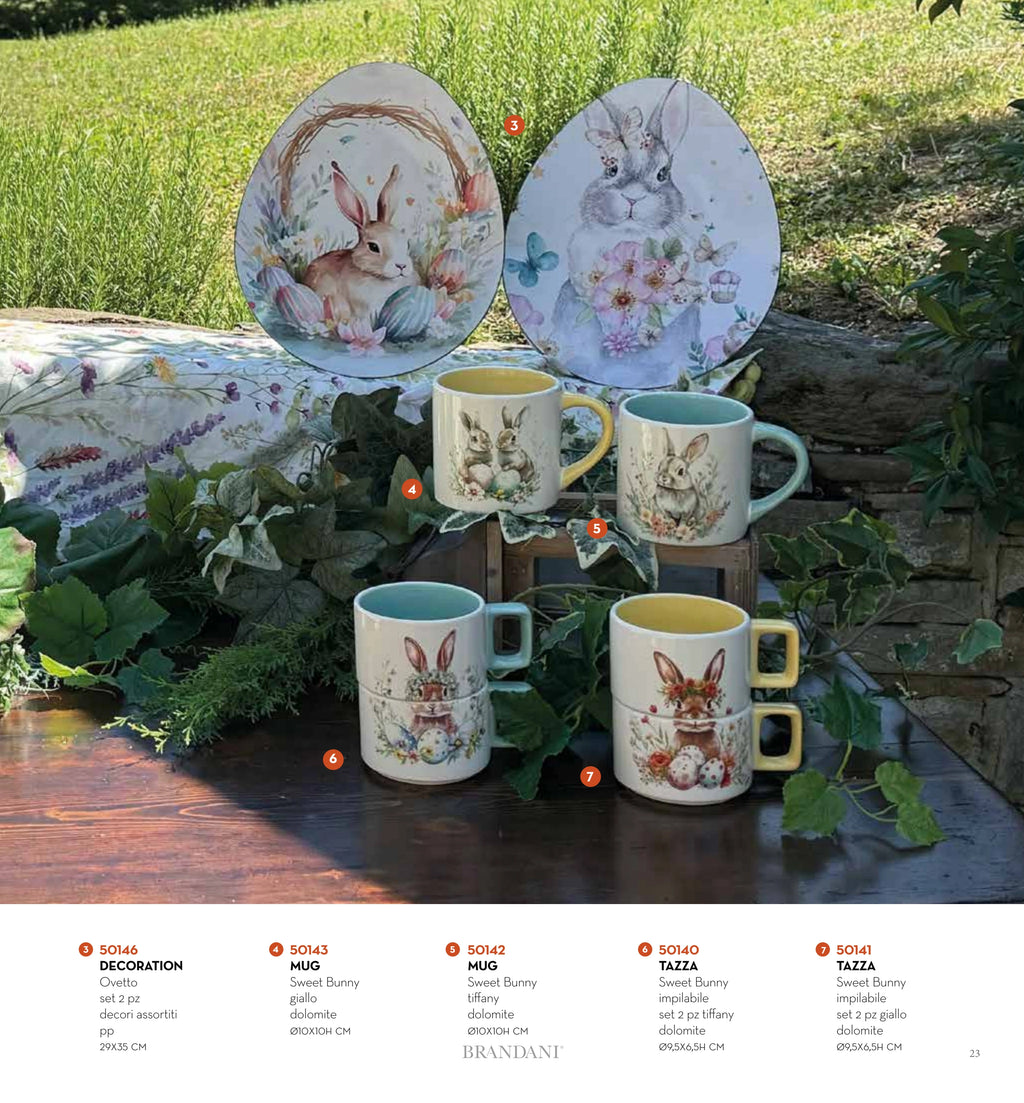 MUG SWEET BUNNY TIFFANY — brandani-catalogo-tavola-2026 pág. 25