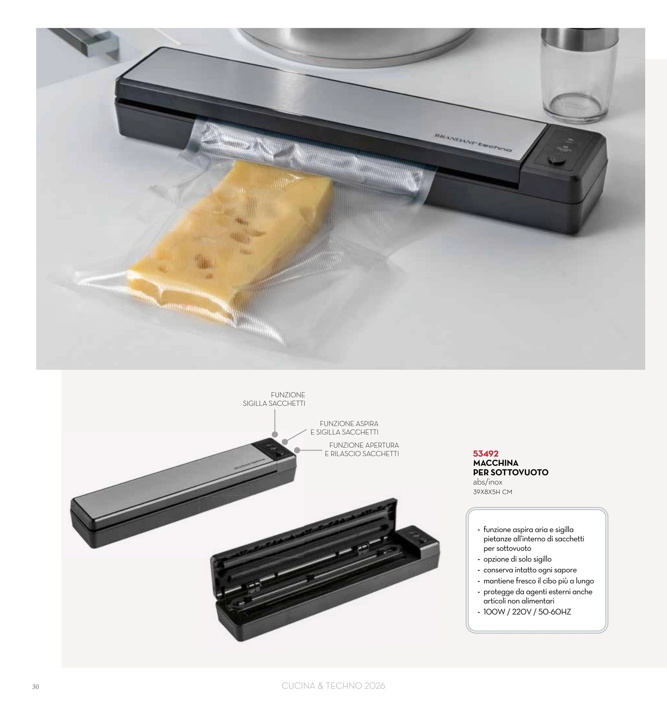 MAQUINA DE VACIO TECHNO COLLECTION INOX/ABS — rbsi pág. 33