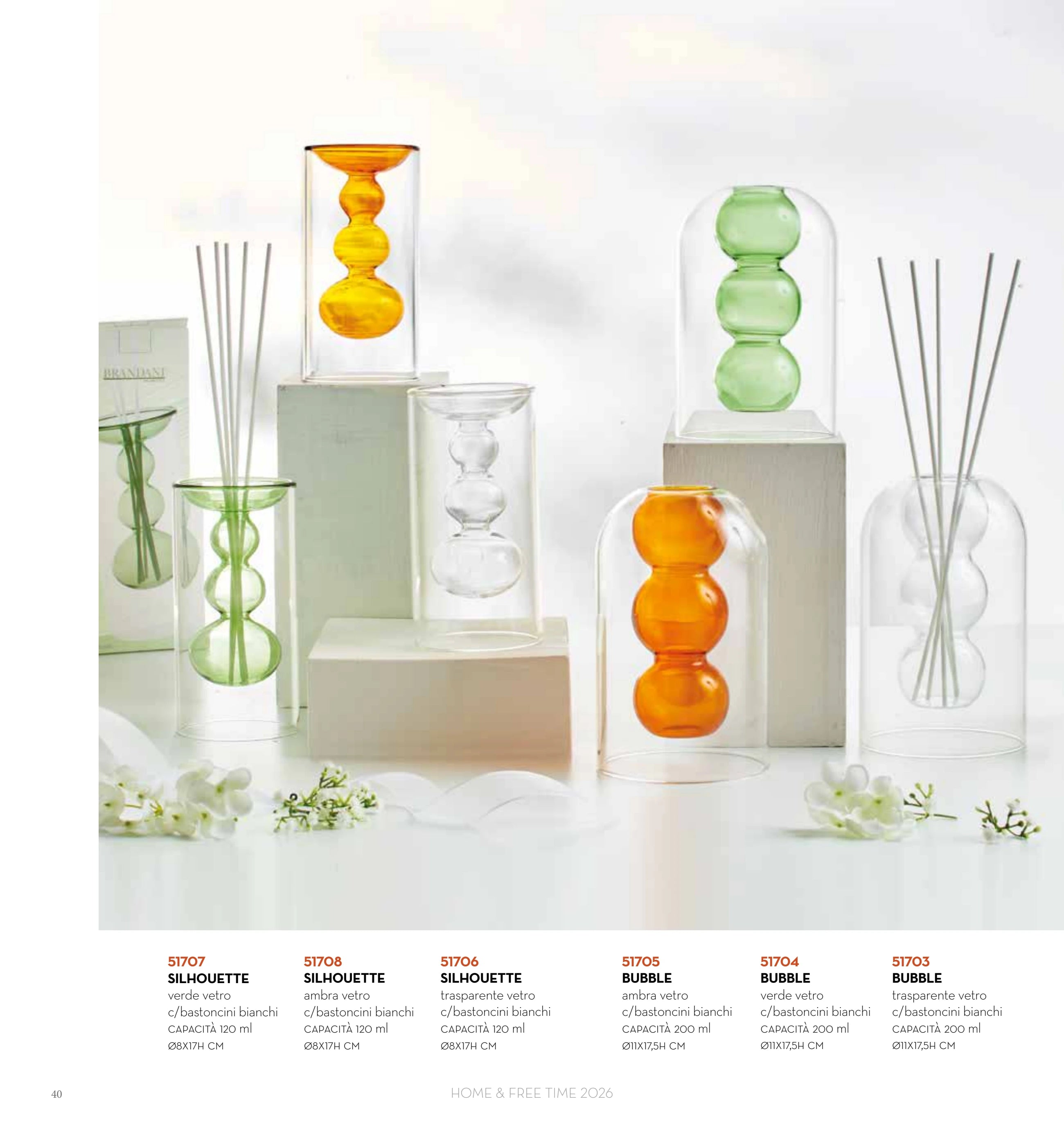 DIFUSOR DE FRAGANCIA BUBBLE AMBAR — brandani-catalogo-home-2026 pág. 38