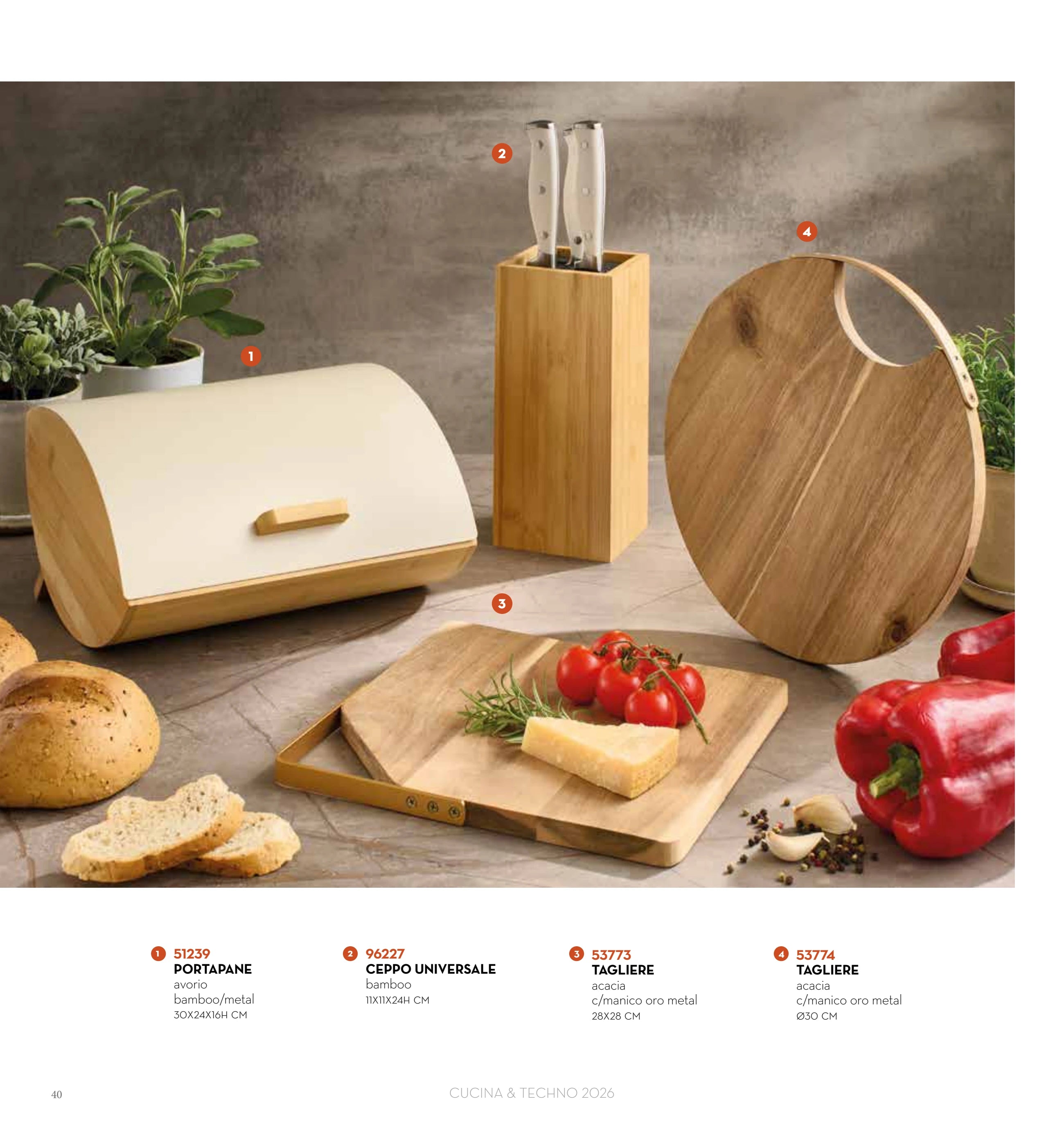 RECIPIENTE PARA EL PAN MARFIL BAMBOO/METAL — rbsi pág. 43