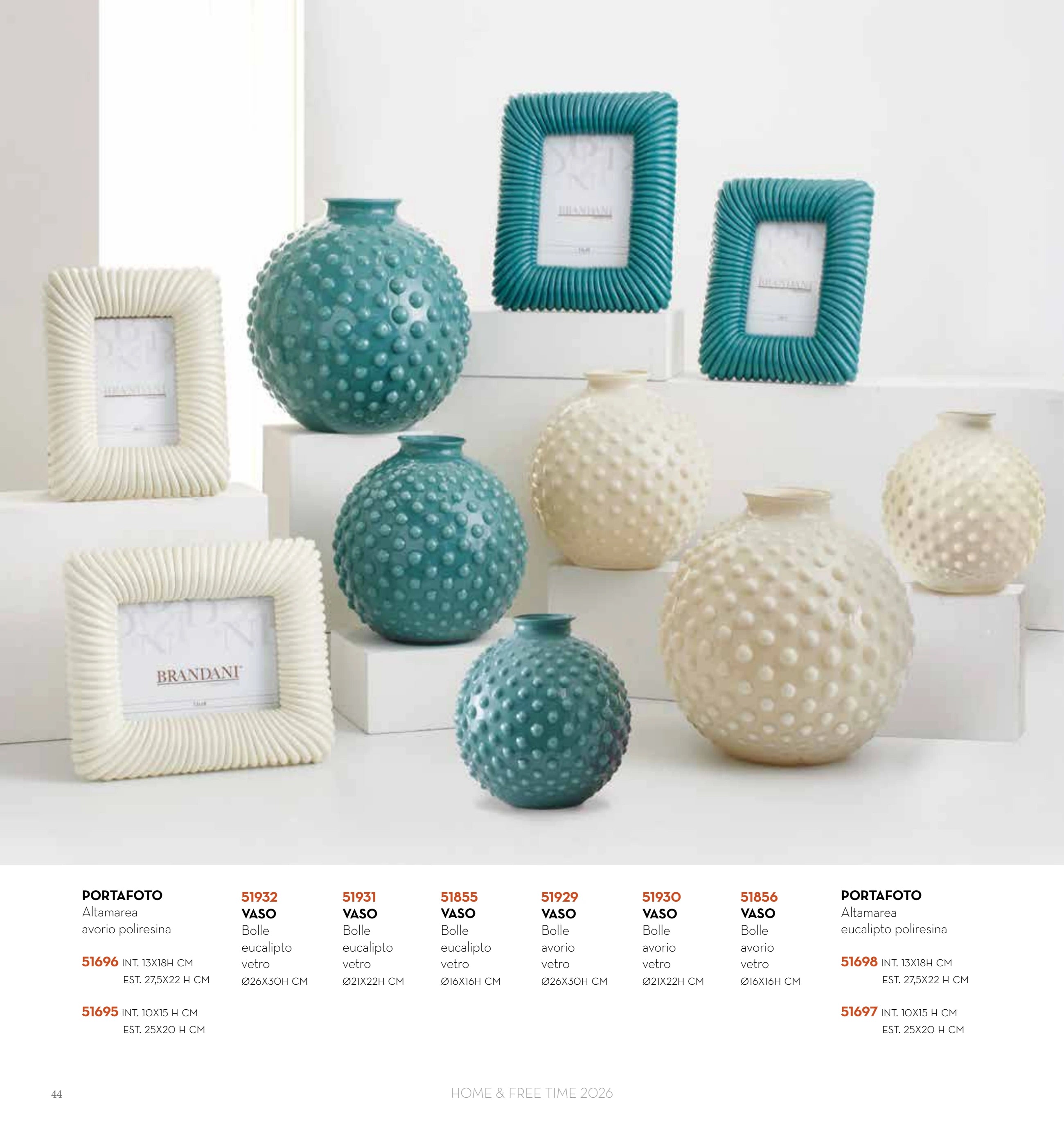 MARCO DE FOTOS ALTAMAREA CREMA 10x15 — brandani-catalogo-home-2026 pág. 44