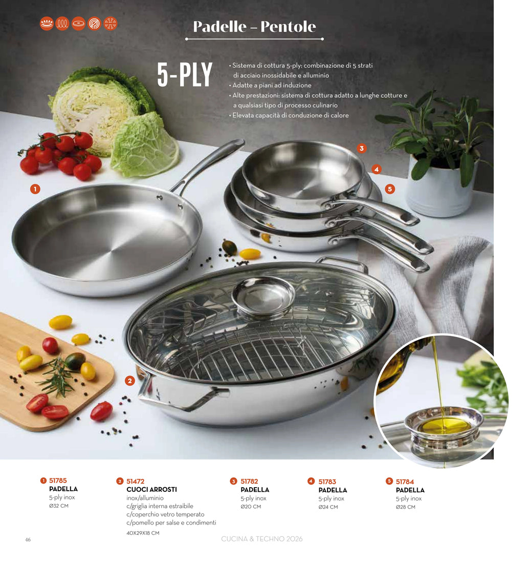 CACEROLA OVALADA PARA ASADOS CON TAPA 40 x 29 x 18H CMS — rbsi pág. 49