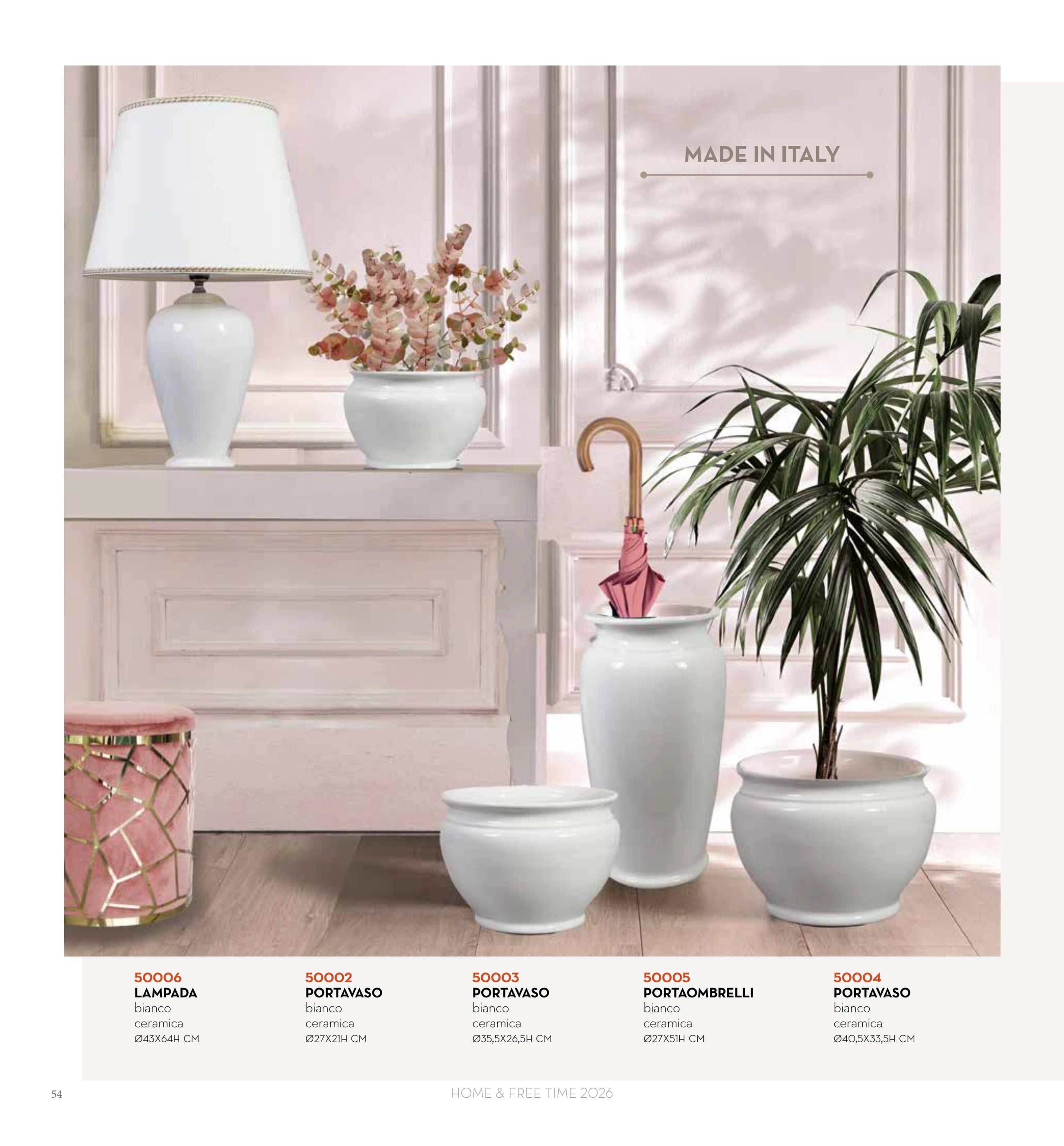 JARRON BLANCO CERAMICA ALT 26,5 CMS — brandani-catalogo-home-2026 pág. 54