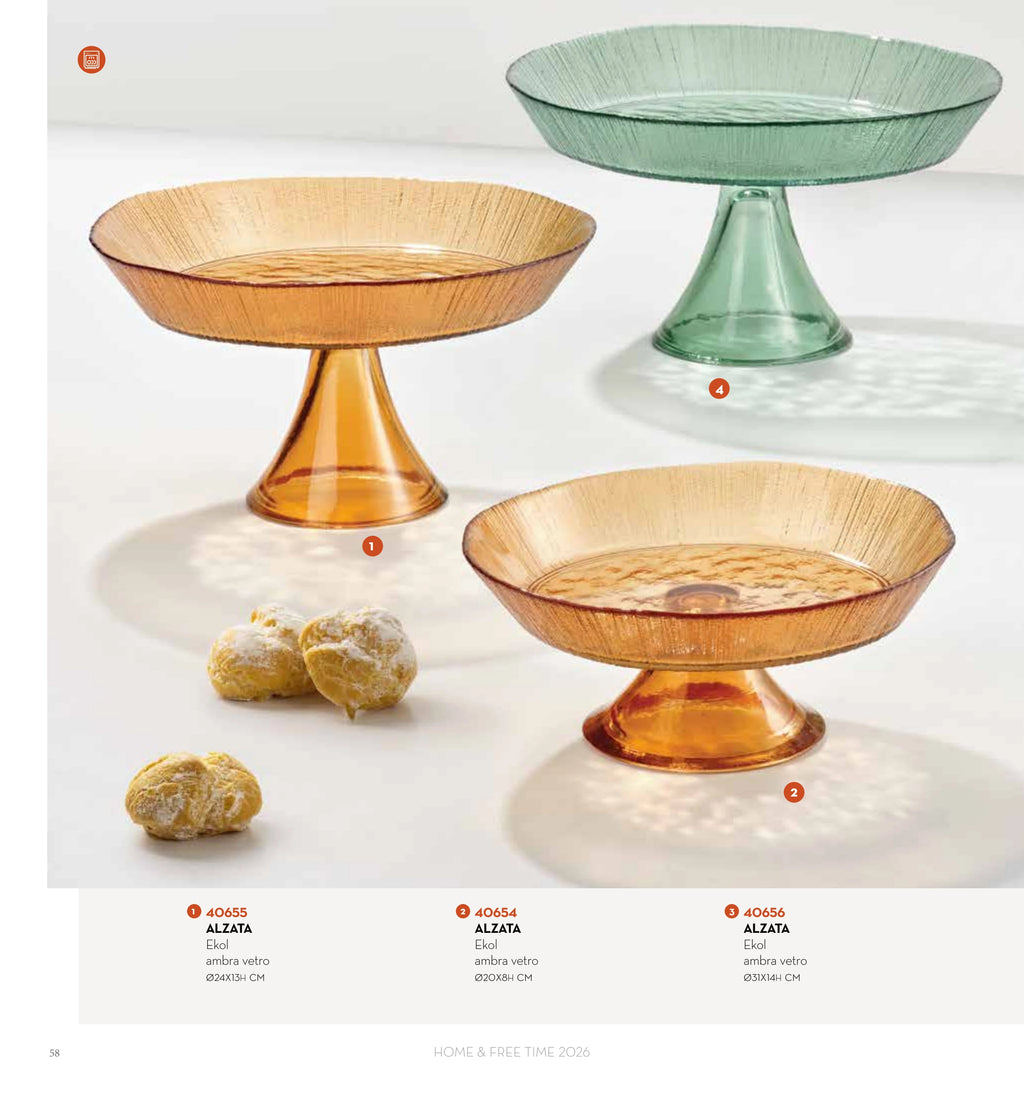 FUENTE CON PIE EKOL AMBAR 20 CMS — brandani-catalogo-home-2026 pág. 56