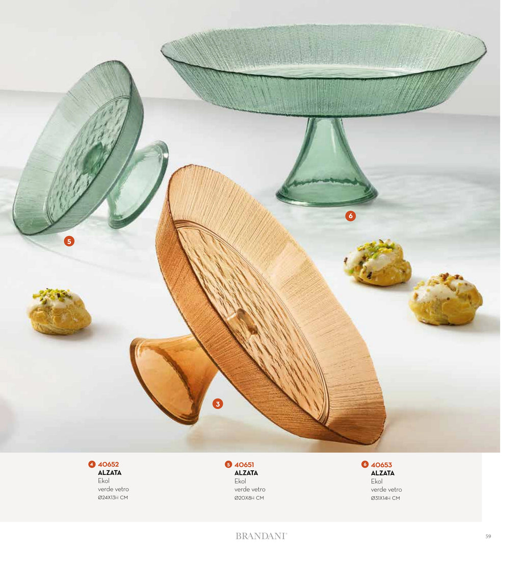 FUENTE CON PIE EKOL VERDE 20 CMS — brandani-catalogo-home-2026 pág. 59