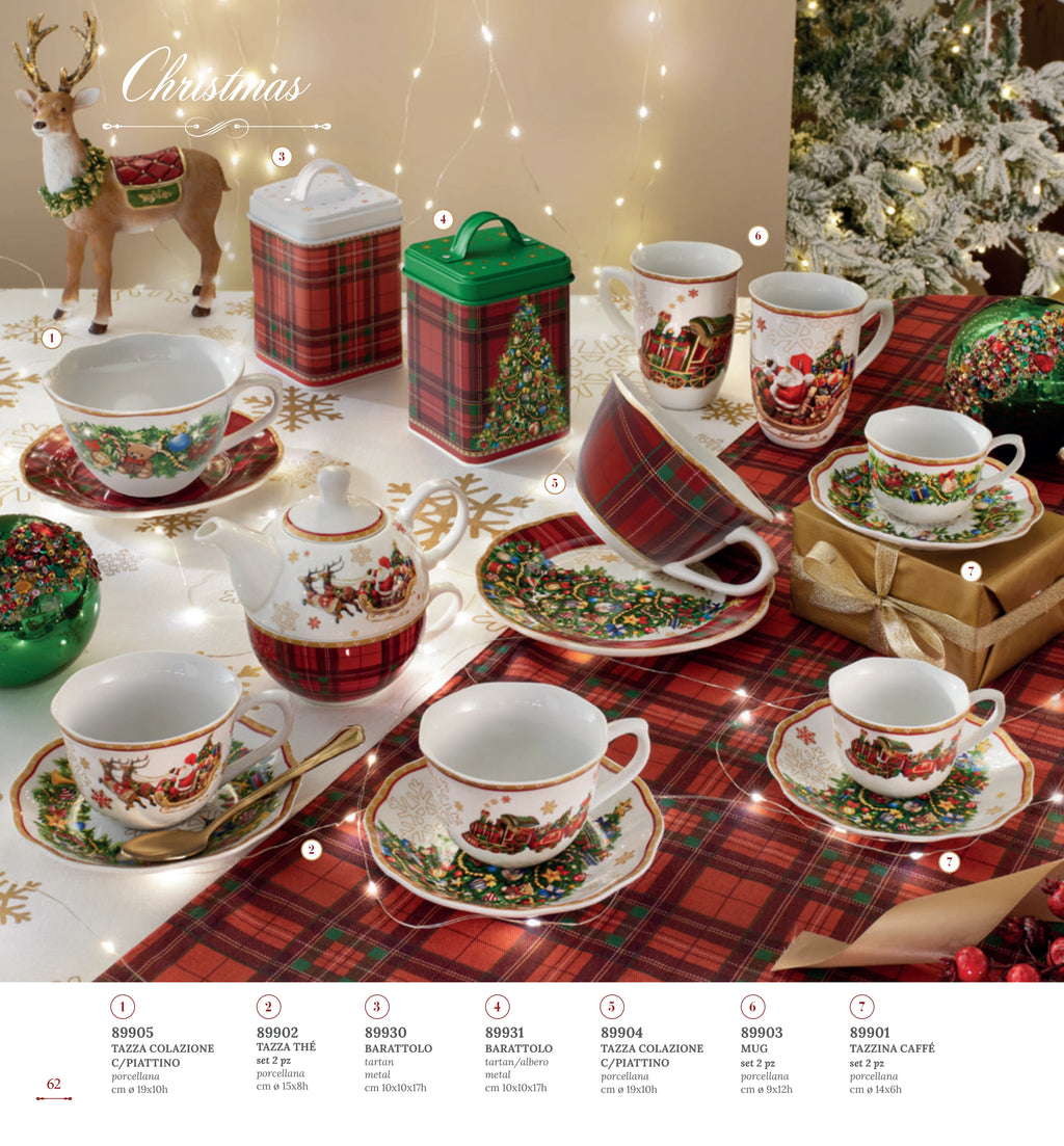 SET 2 TAZAS THE C/PLATO CHRISTMAS — yebw pág. 65