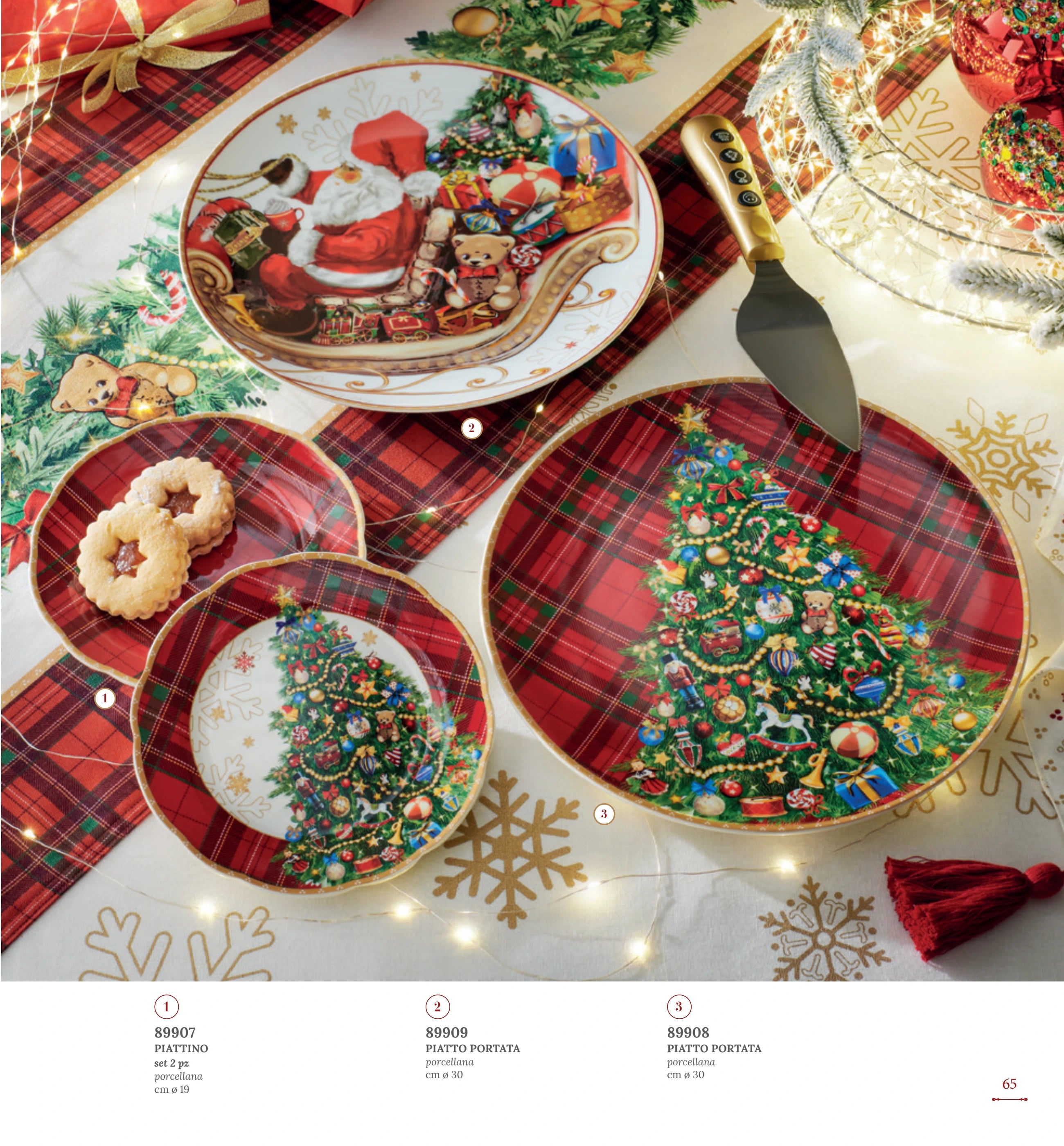 SET 2 PLATOS POSTRE CHRISTMAS — yebw pág. 66