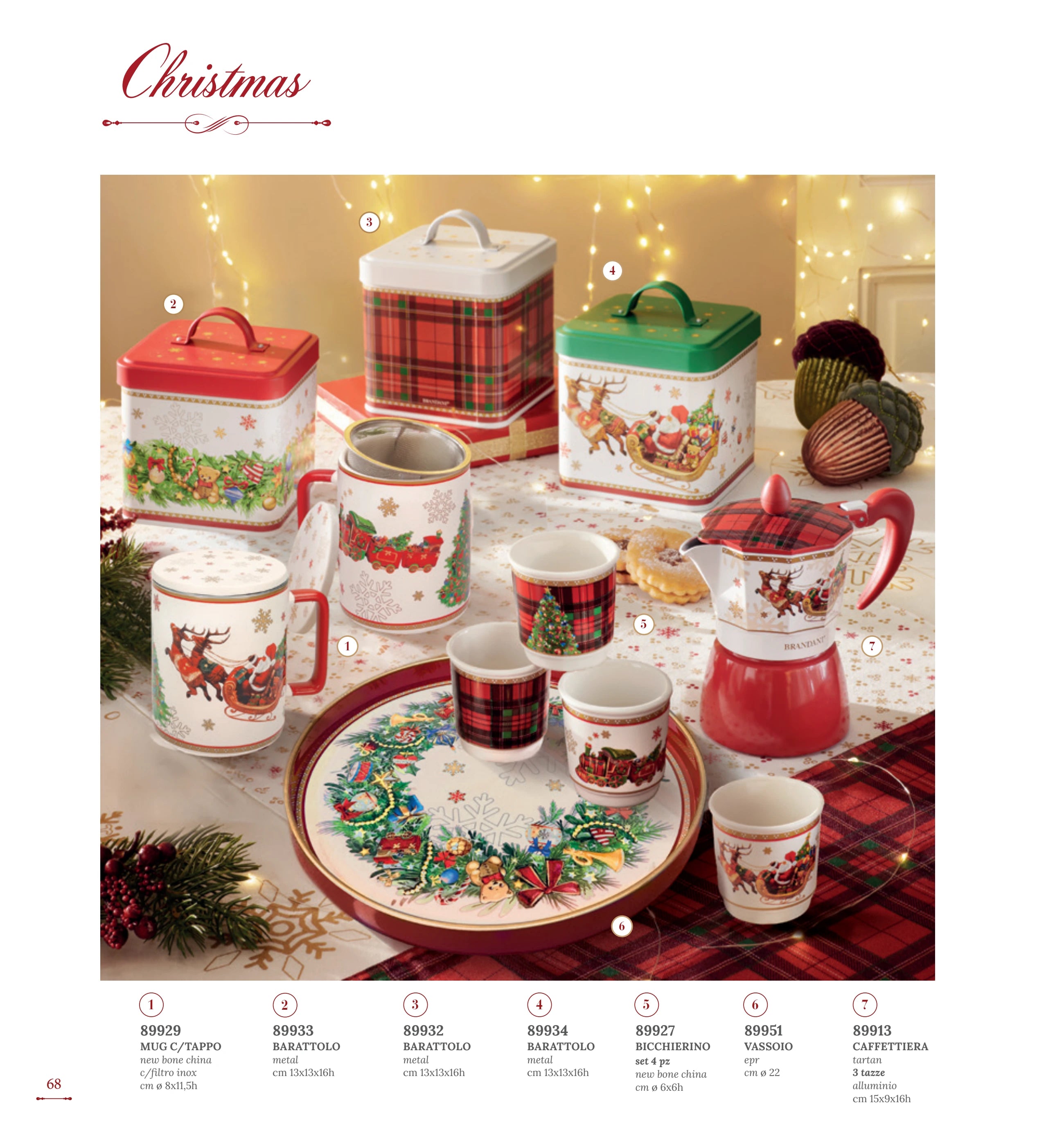 SET 4 VASITOS CHRISTMAS — yebw pág. 71