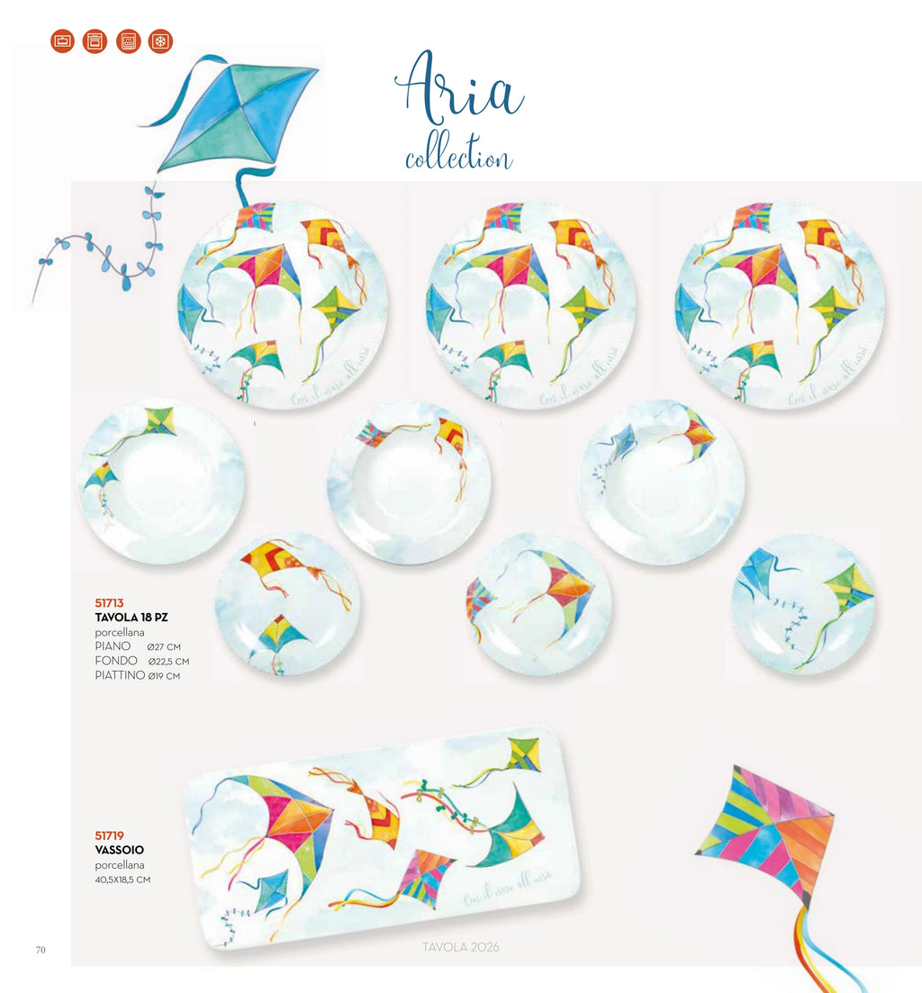 SET DE MESA 18 PZAS ARIA — brandani-catalogo-tavola-2026 pág. 73