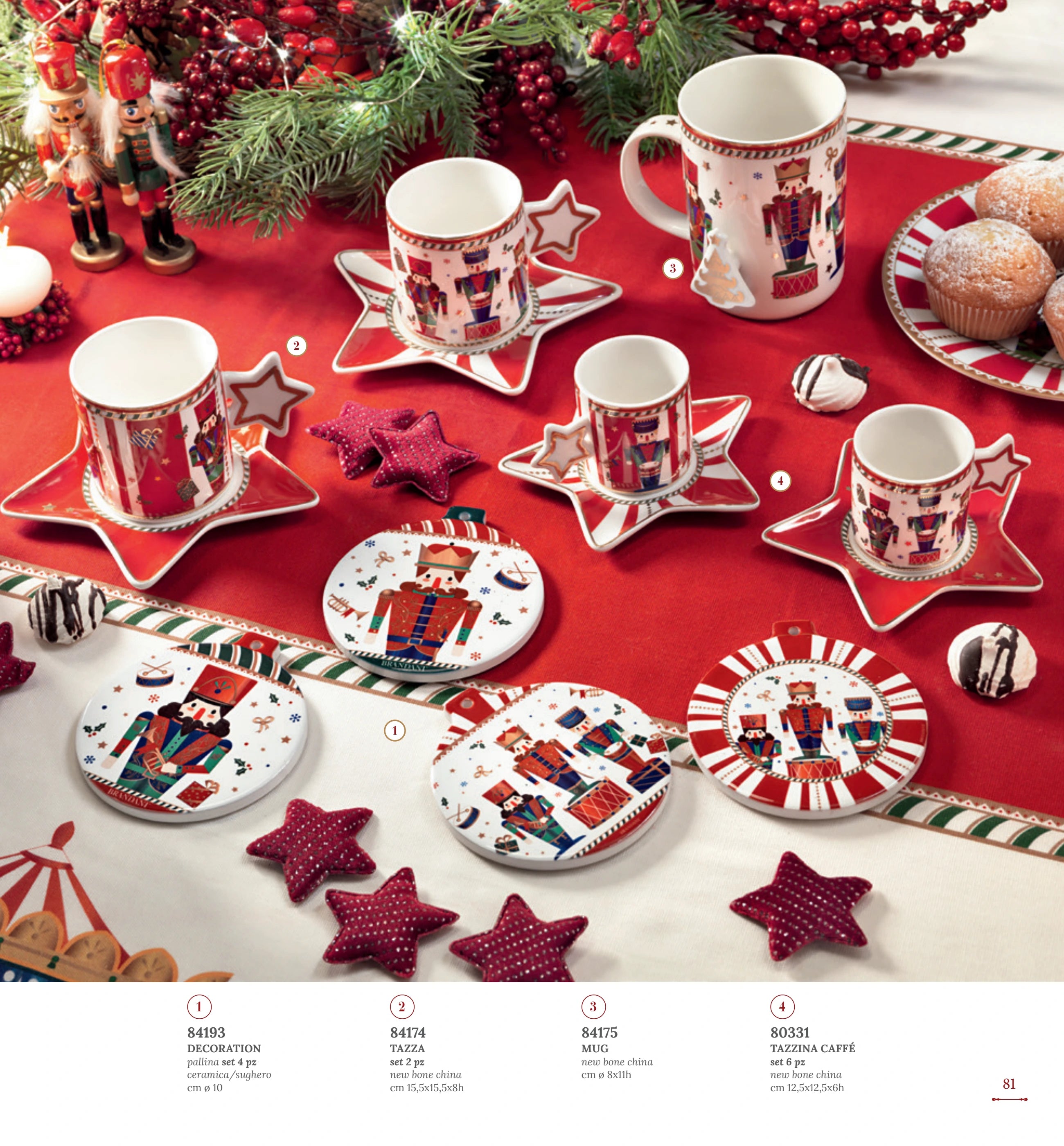 SET 2 TAZAS CAFE C/PLATO  LO SCHIACCIANOCI — yebw pág. 82