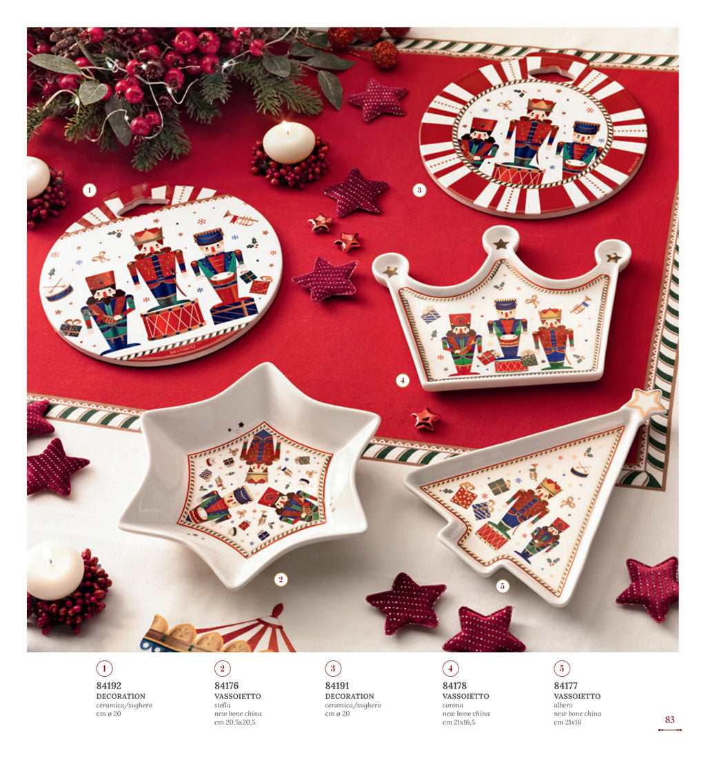 SALVAMANTEL 20 CMS LO SCHIACCIANOCI CERAMICA/CORCHO (borde rojo) — yebw pág. 84