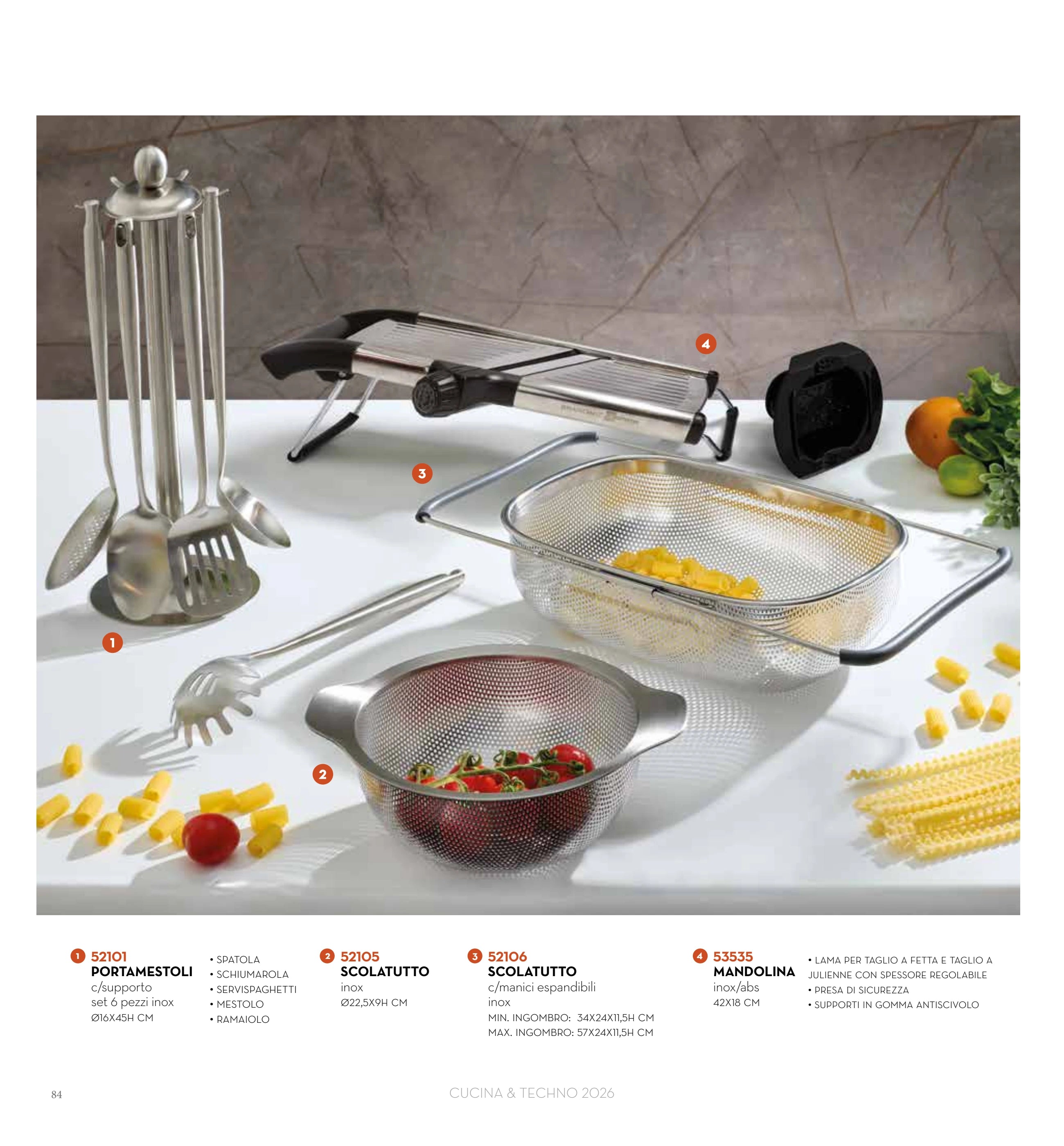MANDOLINA ALL IN ONE TECHNO COLLECTION INOX/ABS — rbsi pág. 87