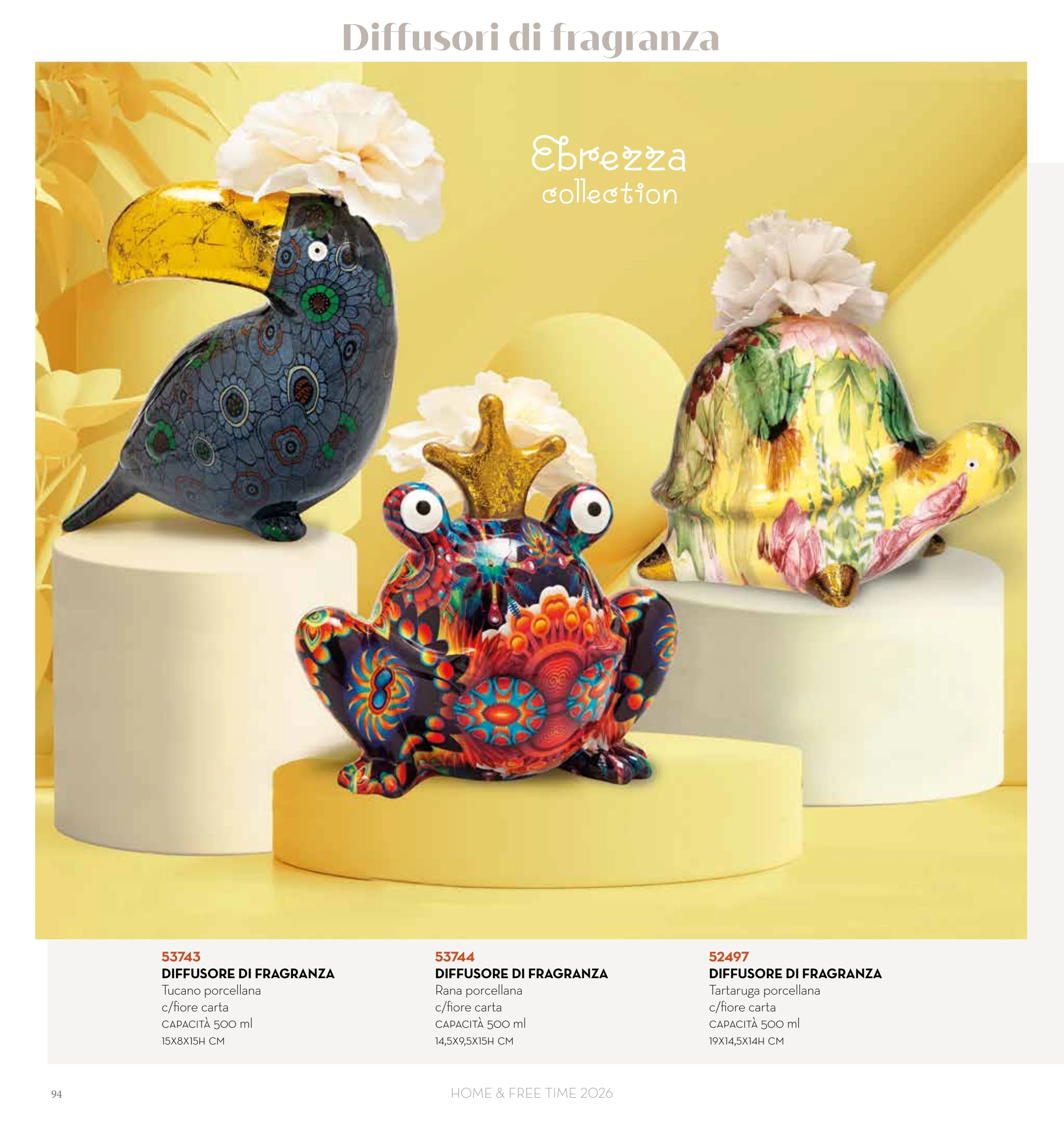 DIFUSOR DE FRAGRANCIA TORTUGA PORCELANA — brandani-catalogo-home-2026 pág. 90