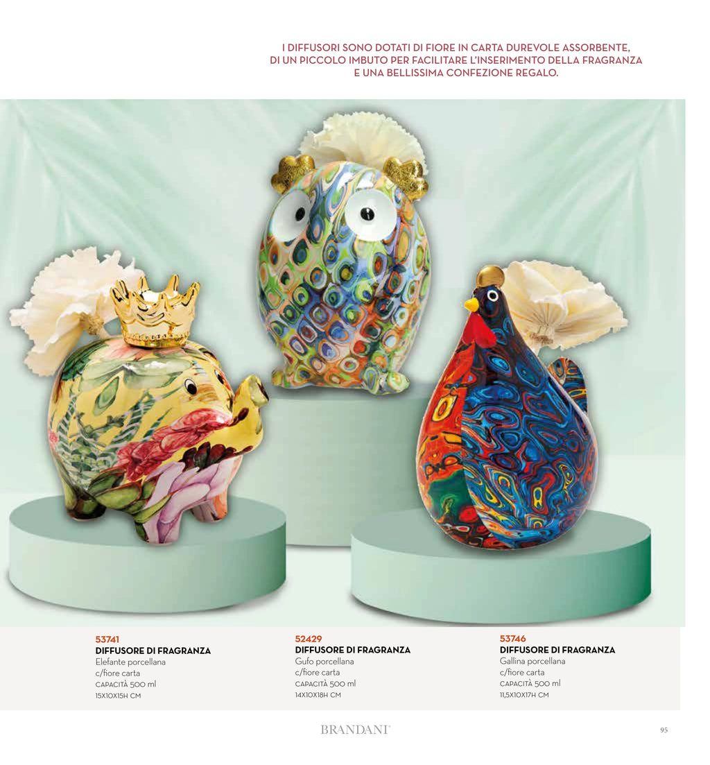DIFUSOR DE FRAGRANCIA BUHO C/DIFUSOR FLOR — brandani-catalogo-home-2026 pág. 93