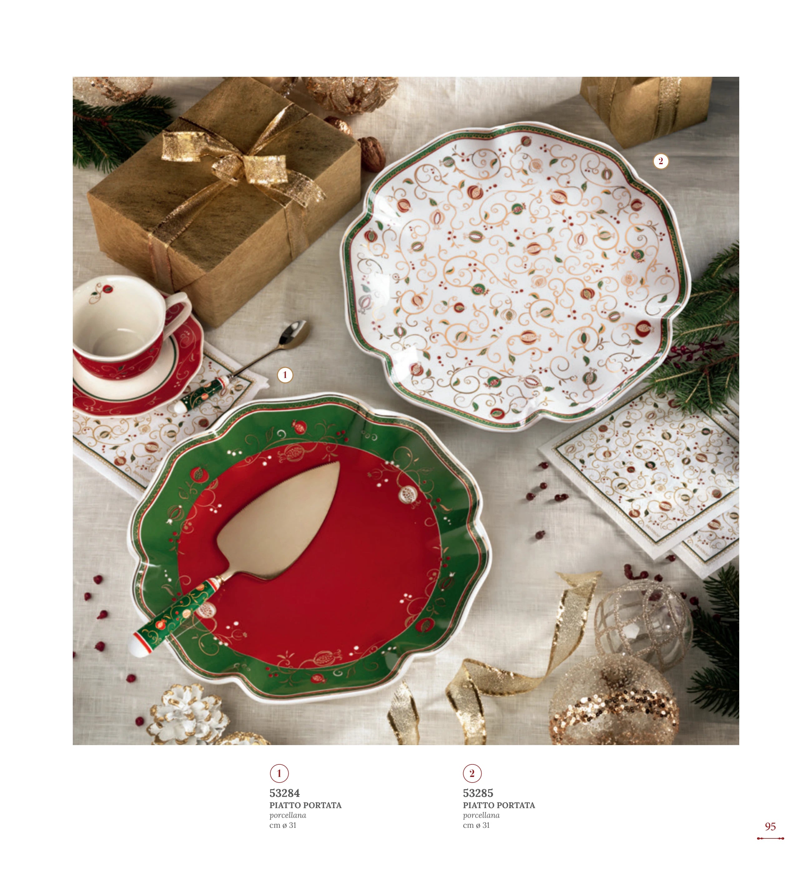 FUENTE TARTA 30,5 CMS TEMPO DI FESTA (ORO) — yebw pág. 96