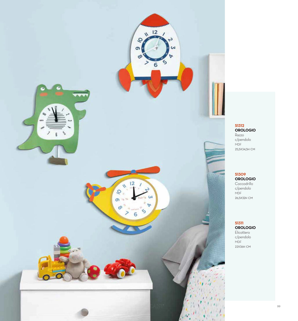 RELOJ COCODRILO C/PENDULO — brandani-catalogo-home-2026 pág. 96