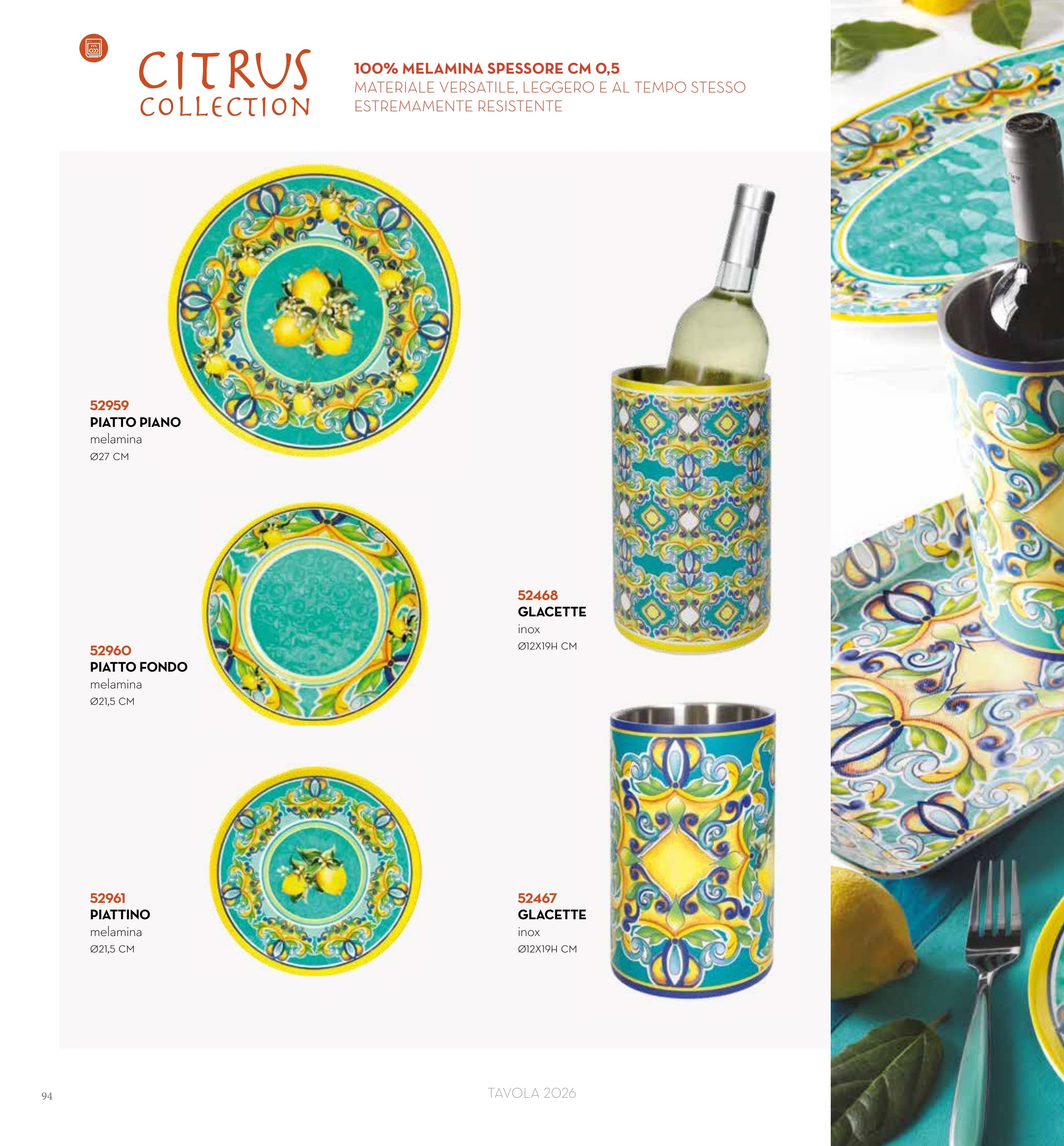 CUBITERA CITRIS BORDE AZUL — brandani-catalogo-tavola-2026 pág. 97