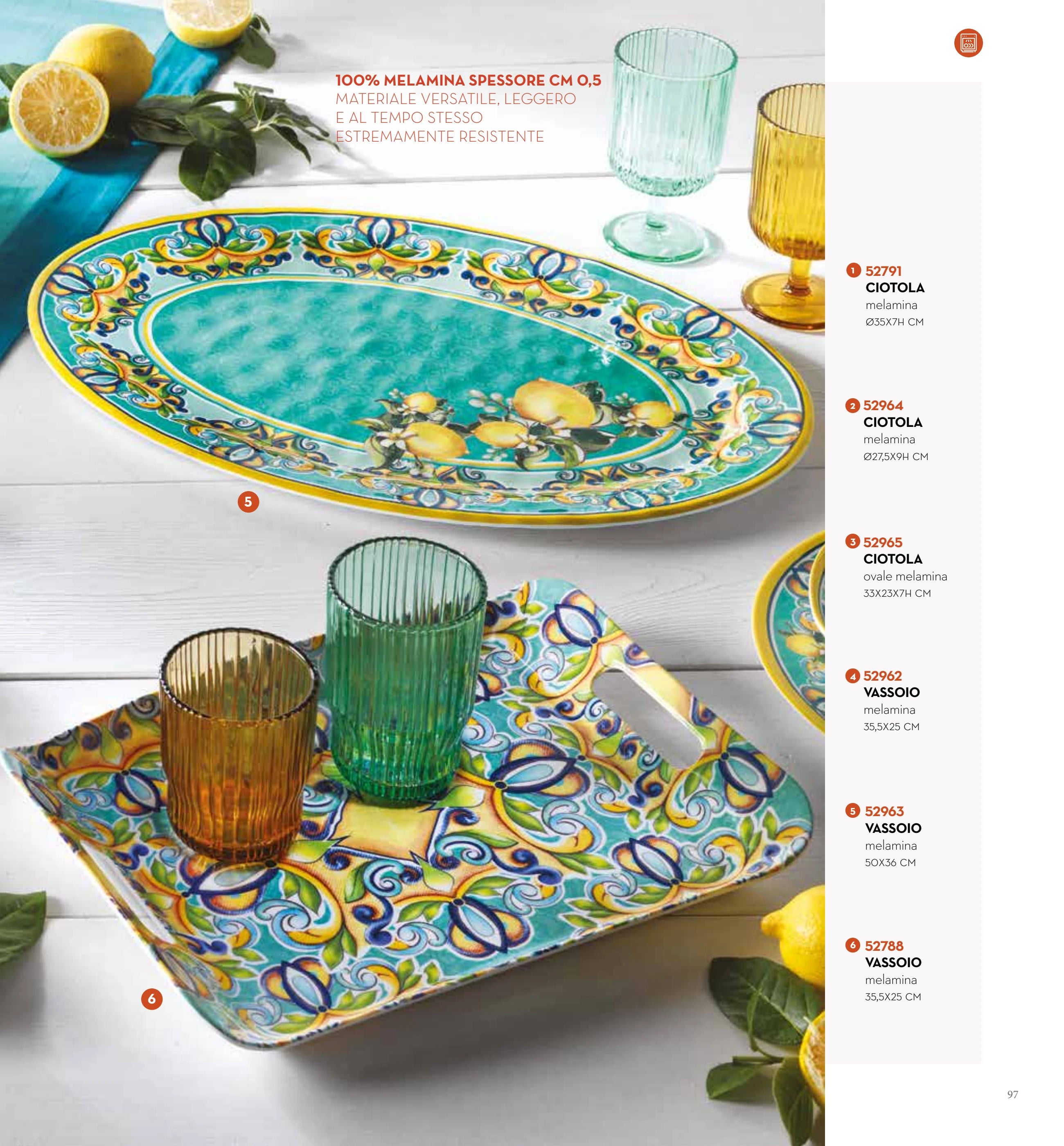 ENSALADERA 35 CMS. CITRUS MELAMINA — brandani-catalogo-tavola-2026 pág. 98