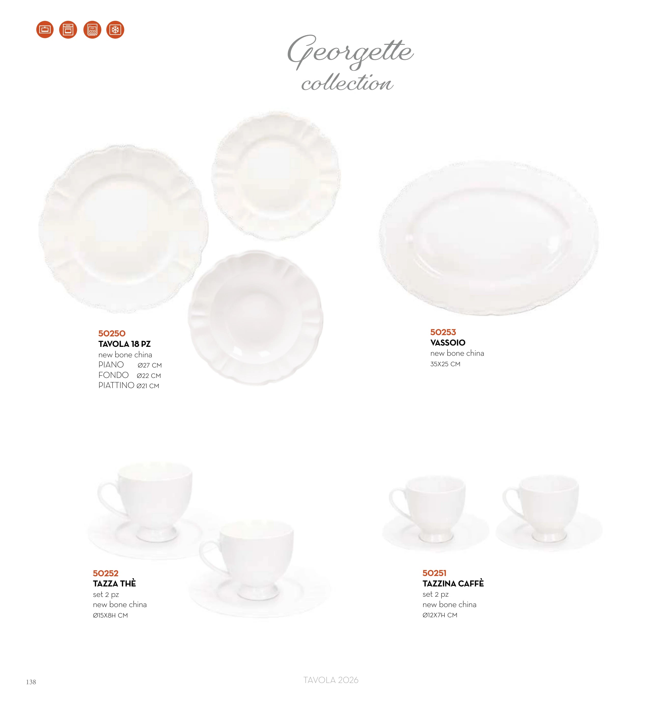 FUENTE OVALADA GEORGETTE 35 x 25 CMAS — brandani-catalogo-tavola-2026 pág. 141