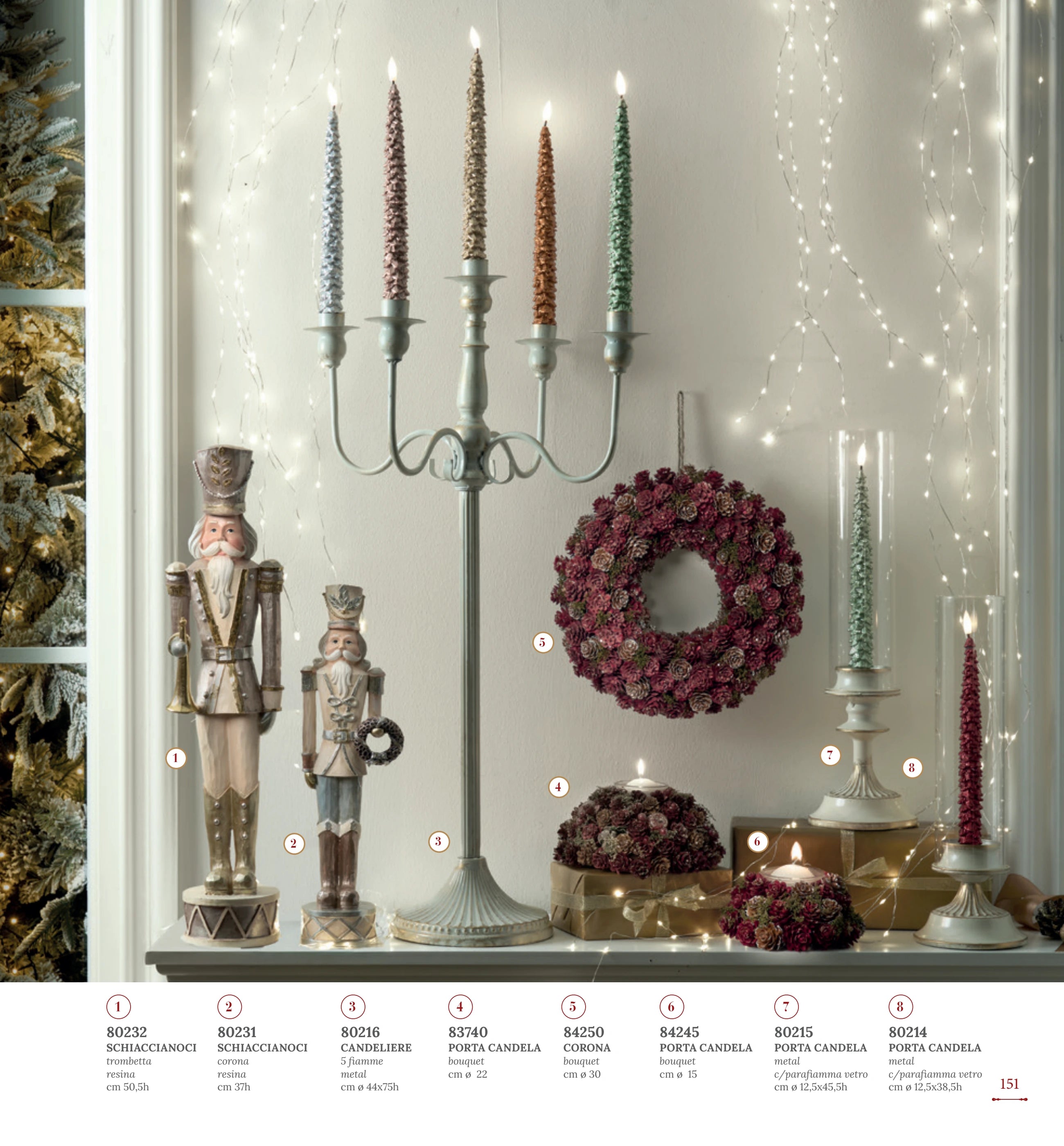 CANDELABRO 5 BRAZOS 44 x 75 CMS — yebw pág. 149