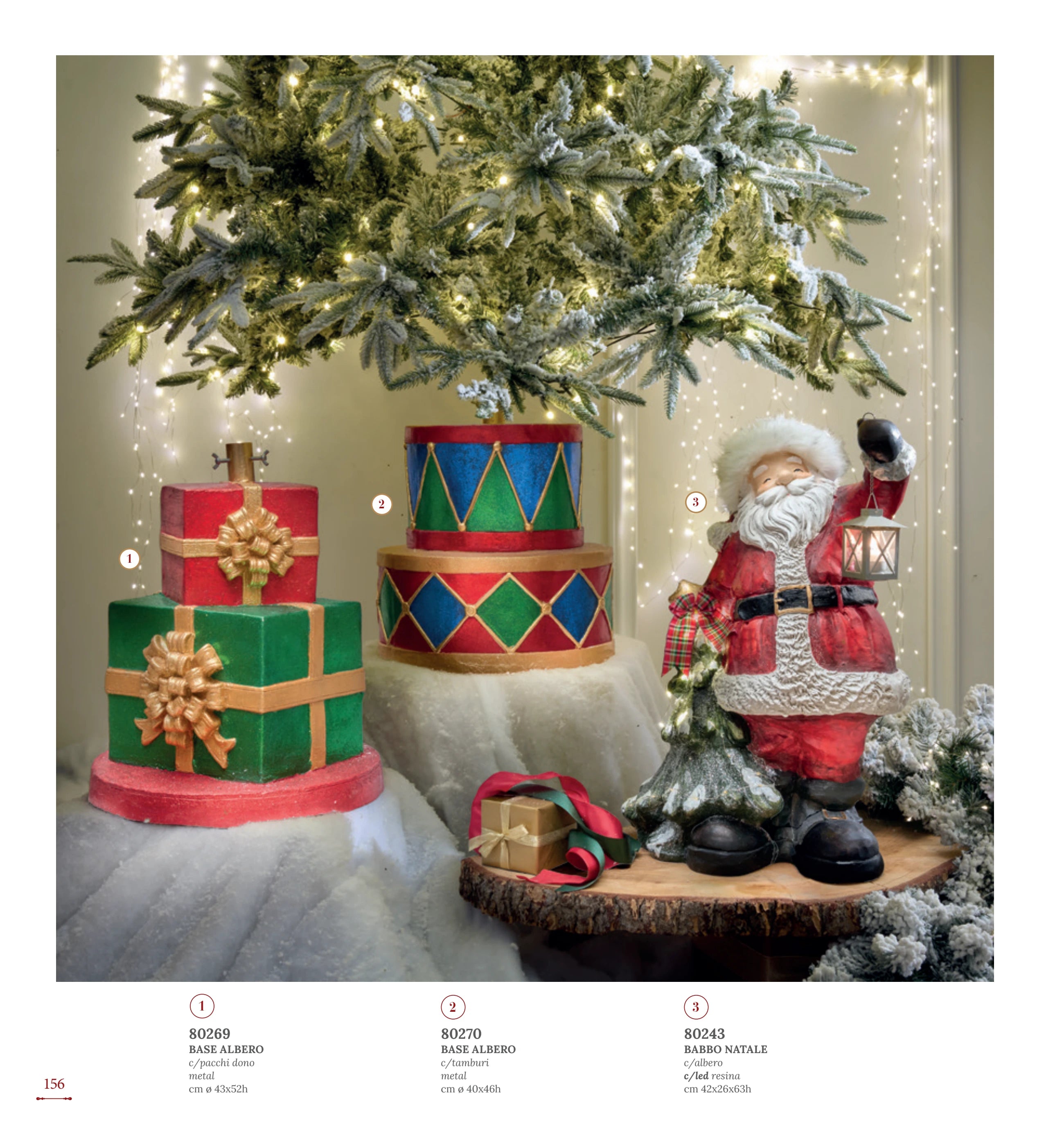 PAPA NOEL CON ARBOL Y LED — yebw pág. 155
