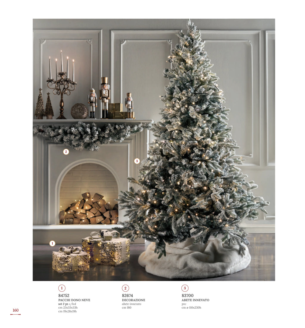 TIRA DE DECORACION ABETO NEVADO 180 CMS — yebw pág. 156