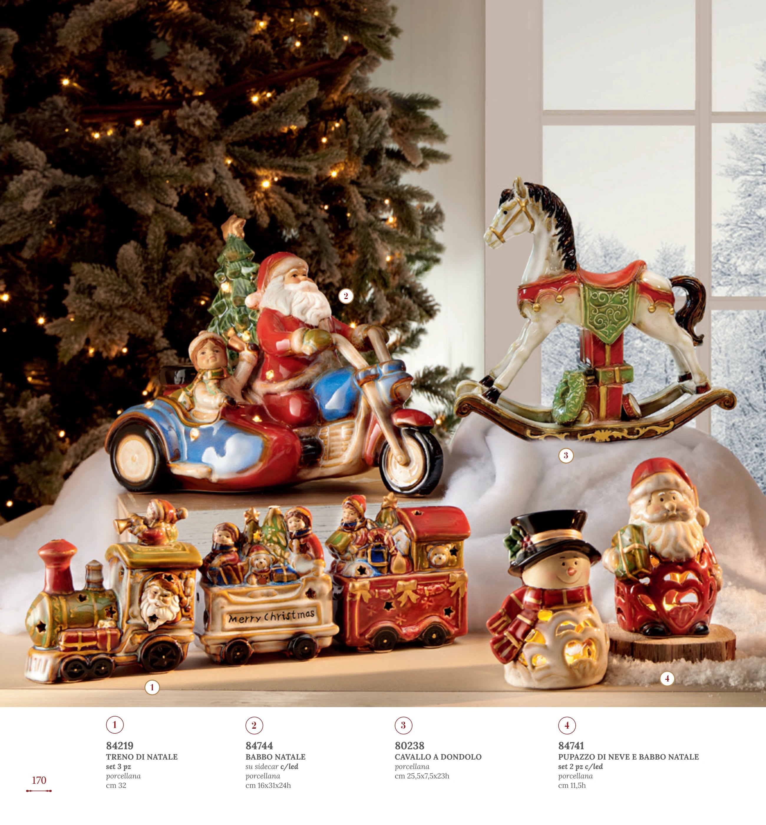 SET 3 PZAS TREN DE NAVIDAD 32 CMS — yebw pág. 174