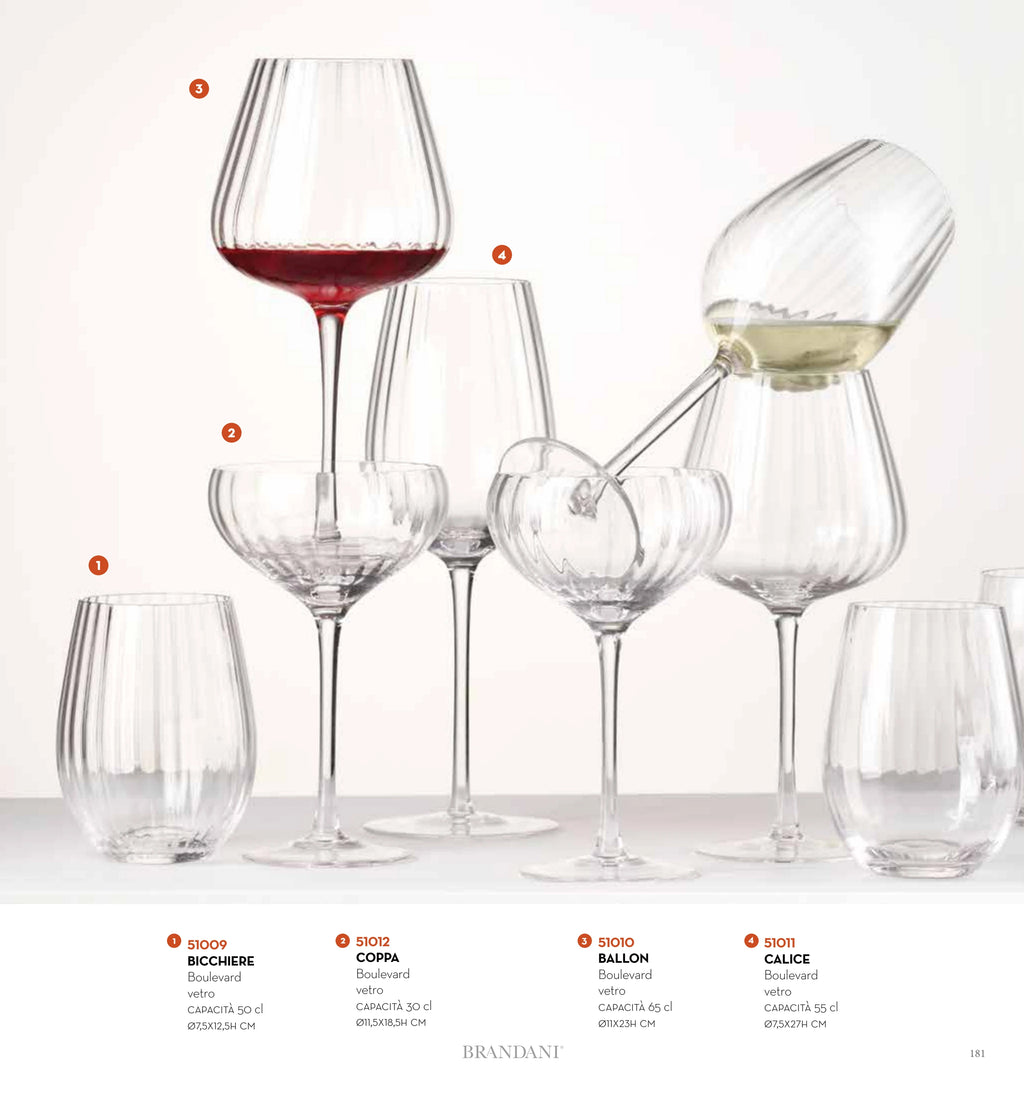 COPA VINO TINTO BOULEVARD — brandani-catalogo-tavola-2026 pág. 182