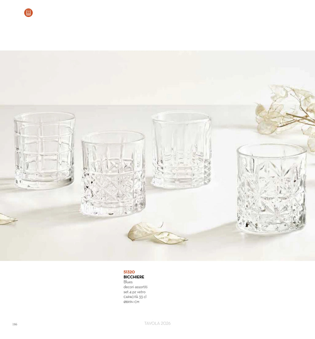 SET 4 VASOS SURTIDOS — brandani-catalogo-tavola-2026 pág. 188