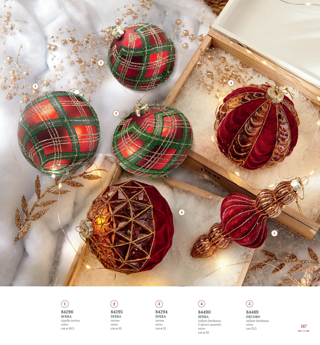 BOLA NAVIDAD TEXTIL COL. SURTIDOS — yebw pág. 188