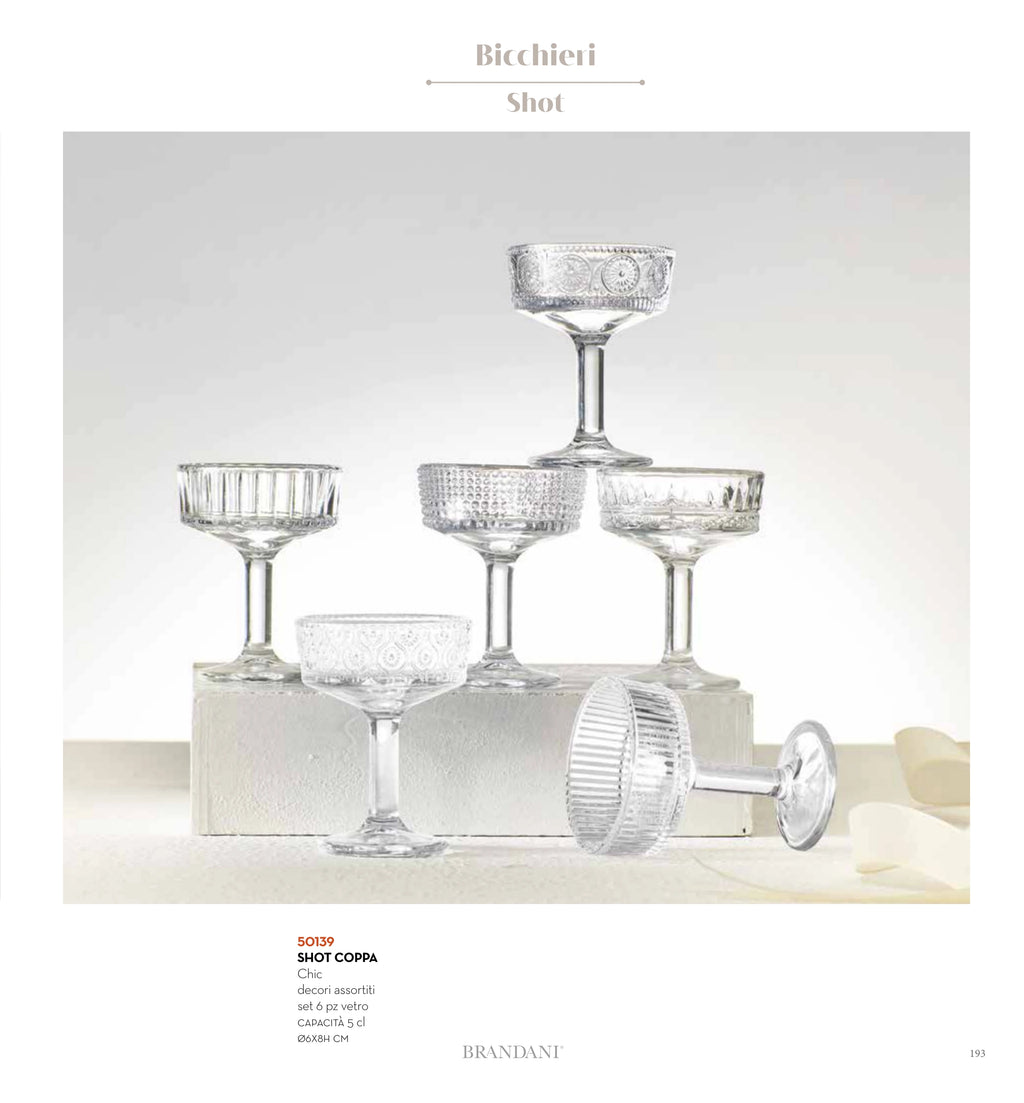SET 6 COPAS CHIC DEC. SURT — brandani-catalogo-tavola-2026 pág. 192