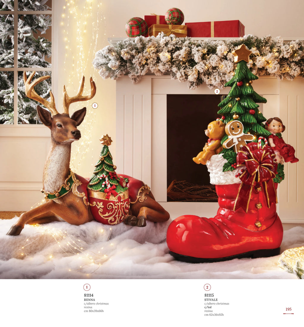 BOTA CON ARBOL NAVIDAD CON LED 62 x 36 x 92 CMS — yebw pág. 194