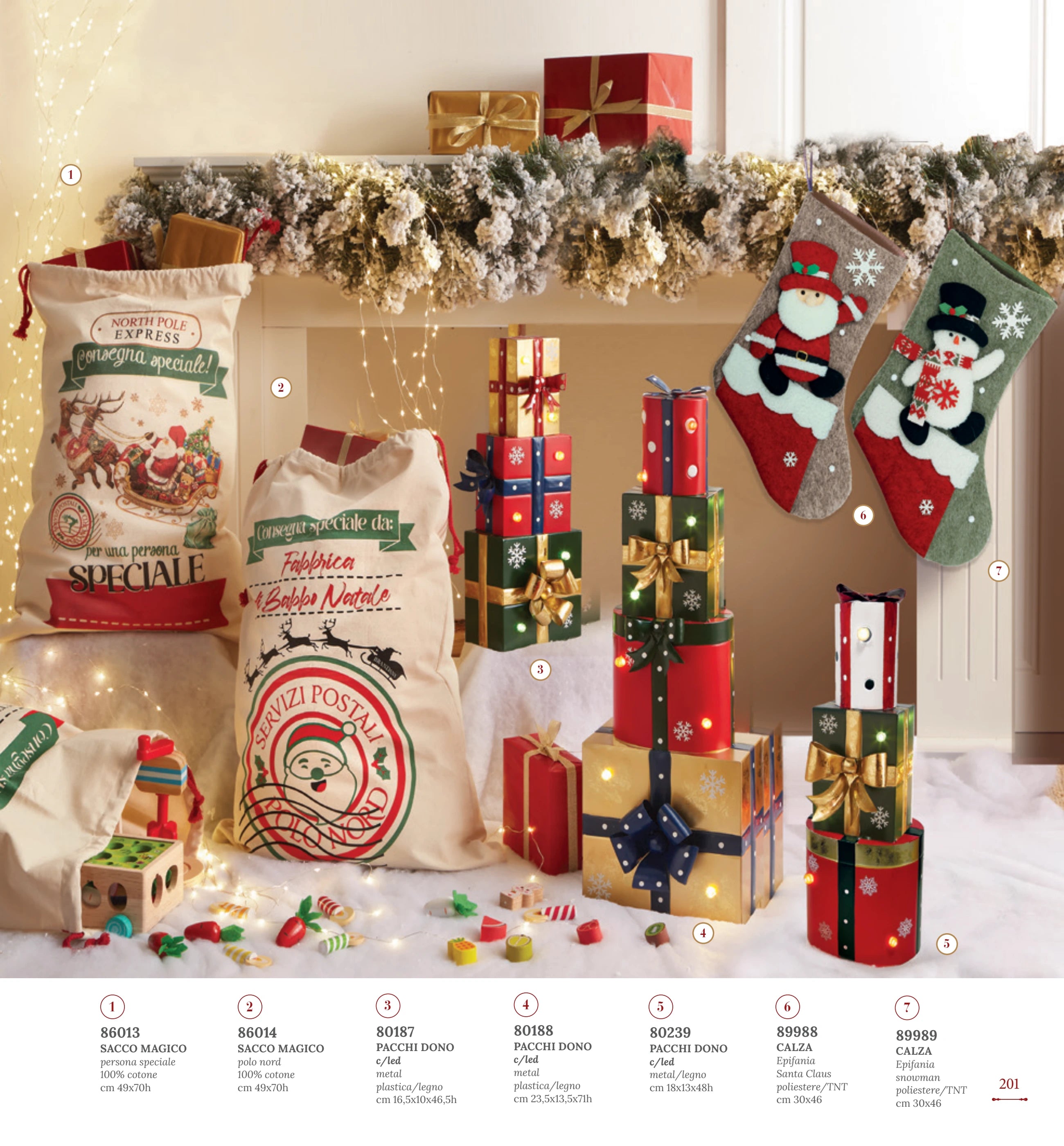 COLUMNA REGALOS NAVIDAD 23,5X13,5X71 altura — yebw pág. 202