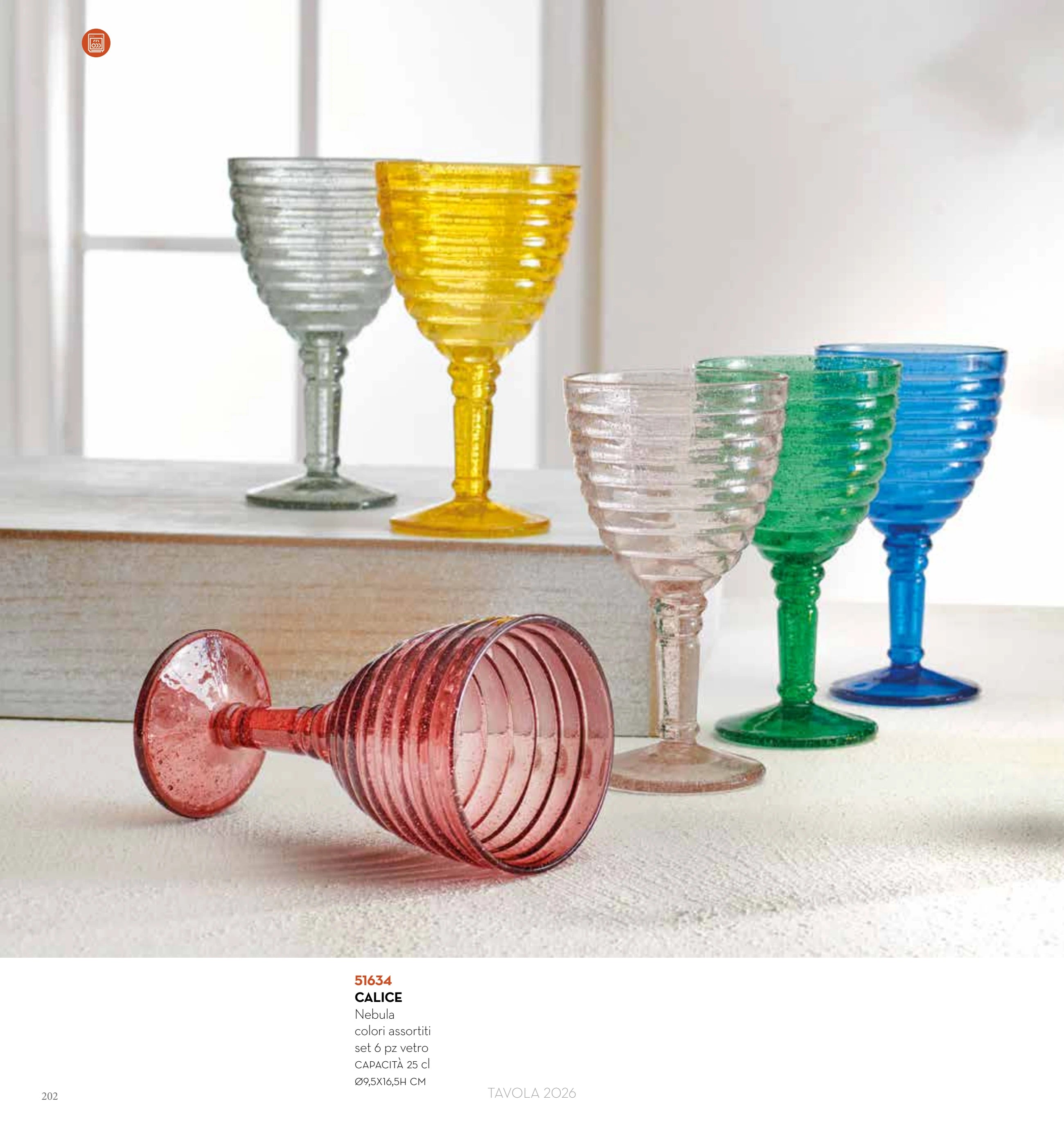 SET 6 COPAS NEBULA COL SURT — brandani-catalogo-tavola-2026 pág. 205