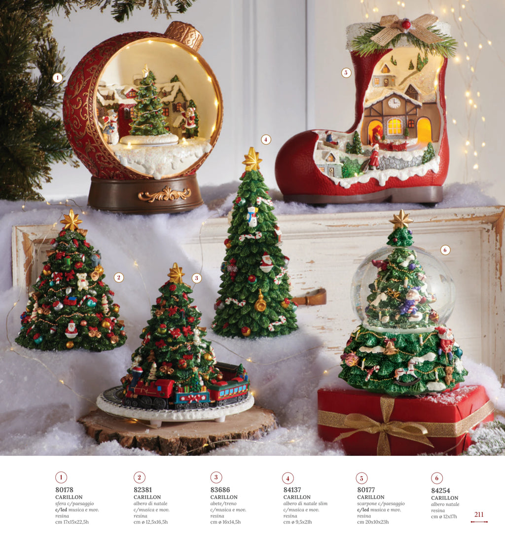 CARRILLON ARBOL DE NAVIDAD C/MUSICA Y MOVIMIENTO 12,5X16,5 CMS — yebw pág. 212