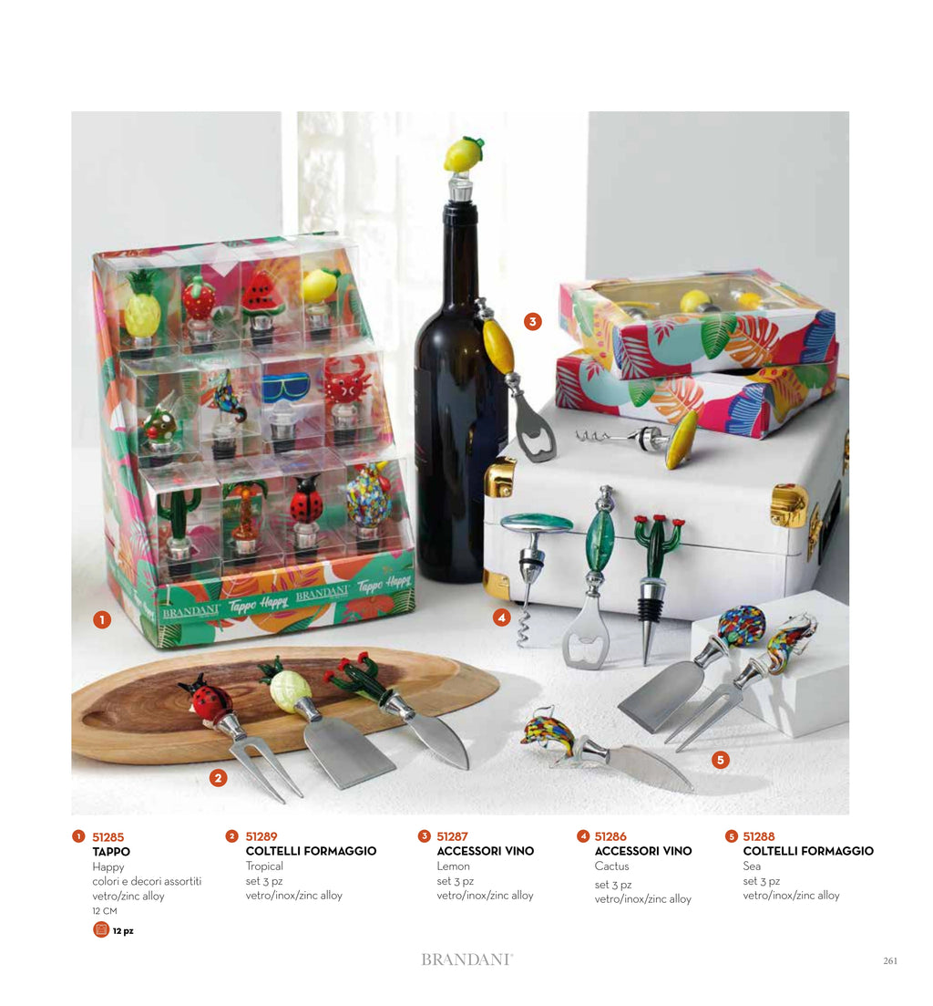 SET 3 PZAS CUCHILLO QUESO SEA — brandani-catalogo-tavola-2026 pág. 262