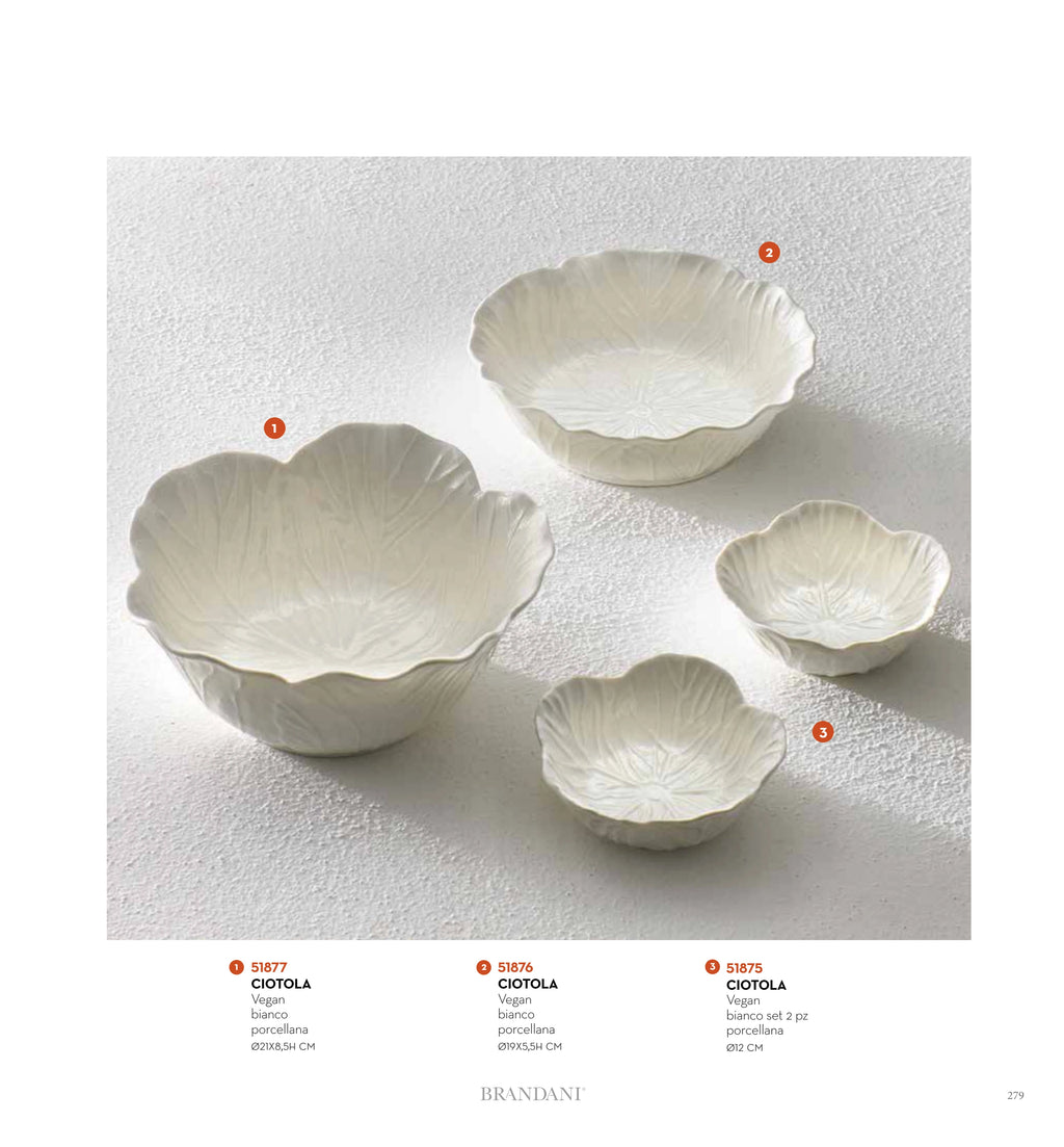 SET 2 PZAS CUENCO-CAZOLETA VEGAN BLANCO D12 CMS — brandani-catalogo-tavola-2026 pág. 280