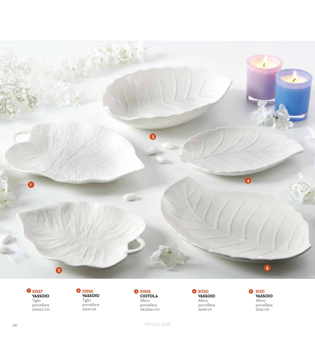 CENTRO APERITIVO 31 CMS FOGLIA — brandani-catalogo-tavola-2026 pág. 283