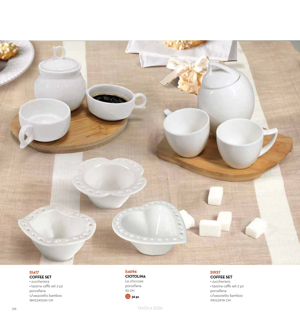 SET COFFEE CON BANDEJA 19 x 12,5 x 11H CMS — brandani-catalogo-tavola-2026 pág. 303