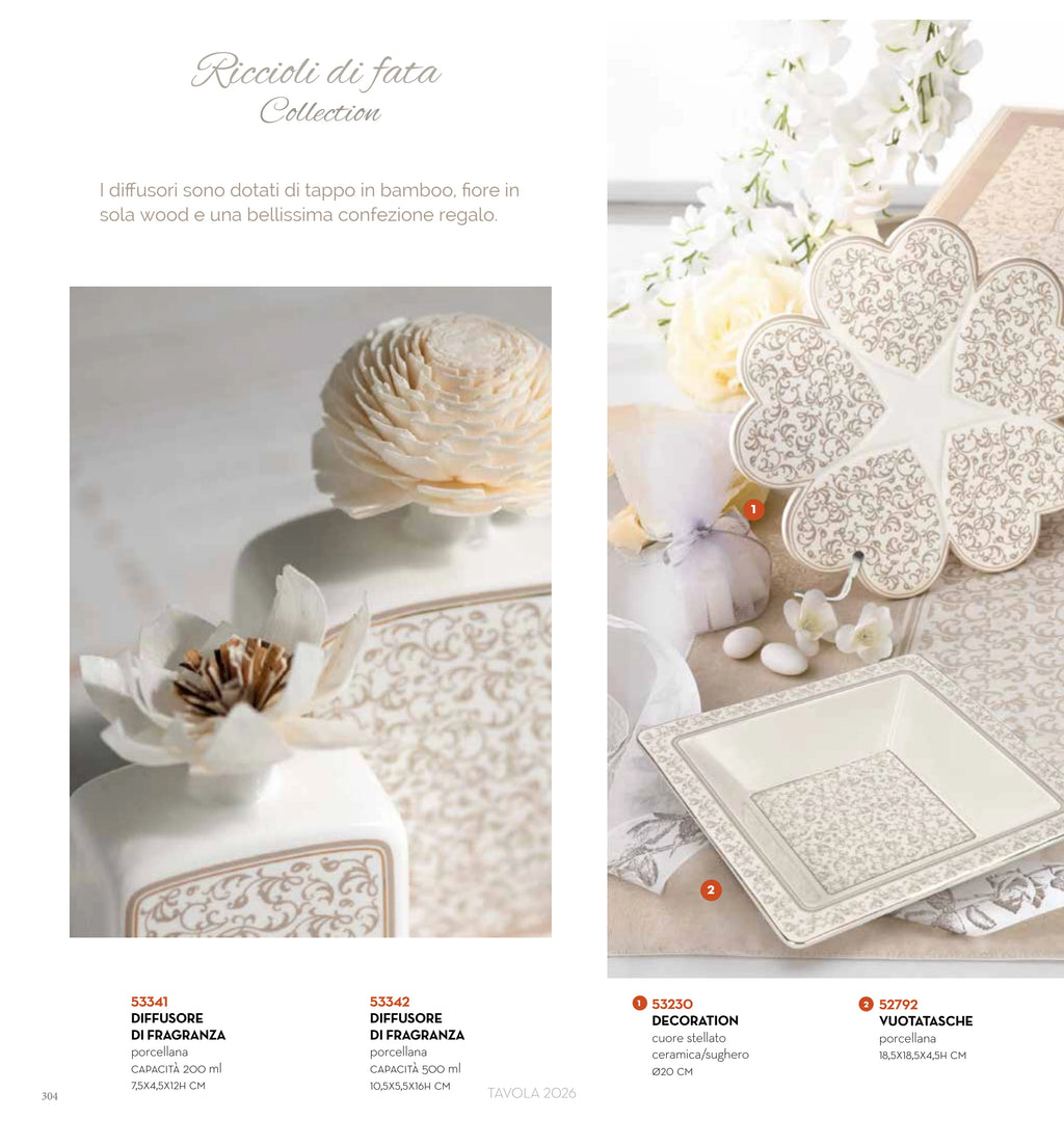 DIFUSOR DE FRAGANCIA RIZOS DE HADA PORCELANA — brandani-catalogo-tavola-2026 pág. 309