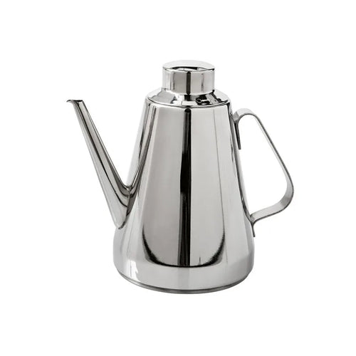Aceitera de cocina profesional de acero inoxidable con capacidad de 0,9 litros.