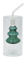 Aceitera Twister de Brandani Gift Group en color verde, con capacidad de 7 cl.
