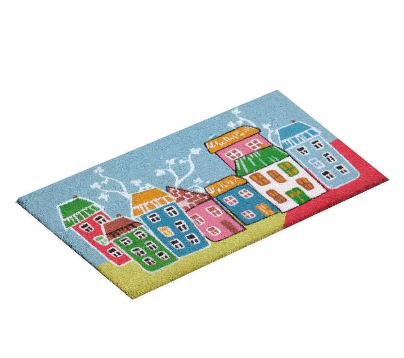 Felpudo CASA CASE COCO con diseño italiano para la entrada del hogar.